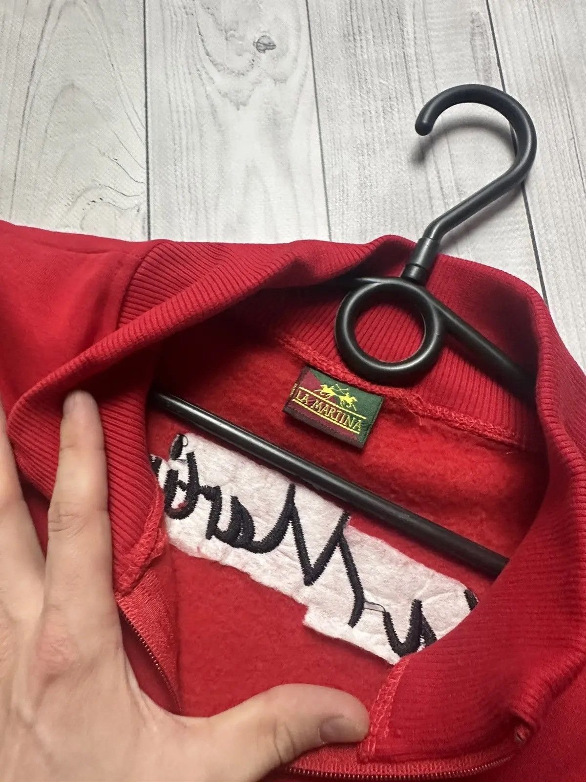 La Martina × Porsche Design LA Martina Porsche bomber jacket red zip Vintage Racing polo Size US XXL / EU 58 / 5 - 5 Thumbnail