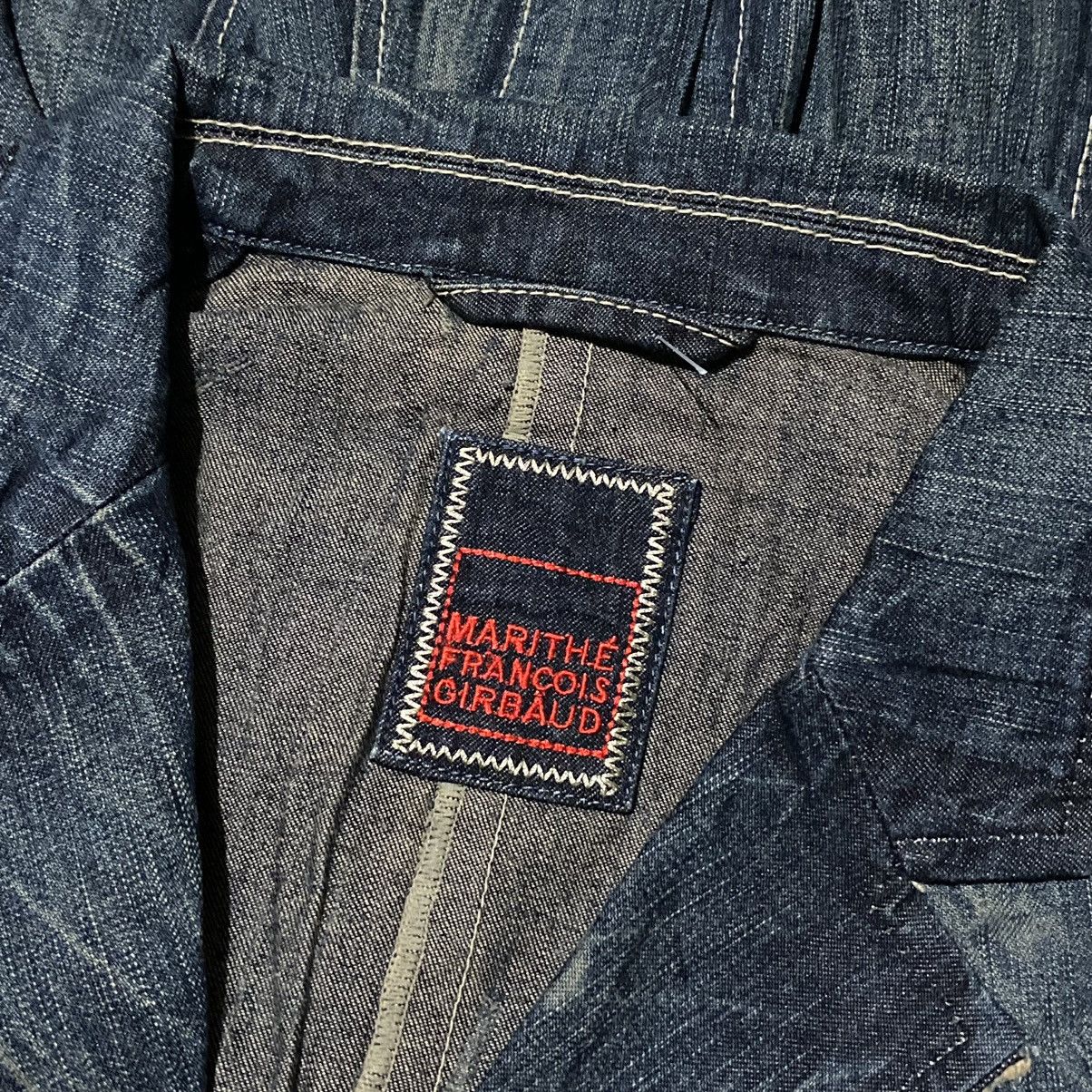 If Six Was Nine × Japanese Brand × Marithe + Francois Girbaud 🔥SALE🔥 Marithe francois girbaud denim blazer Size M / US 6-8 / IT 42-44 - 6 Thumbnail