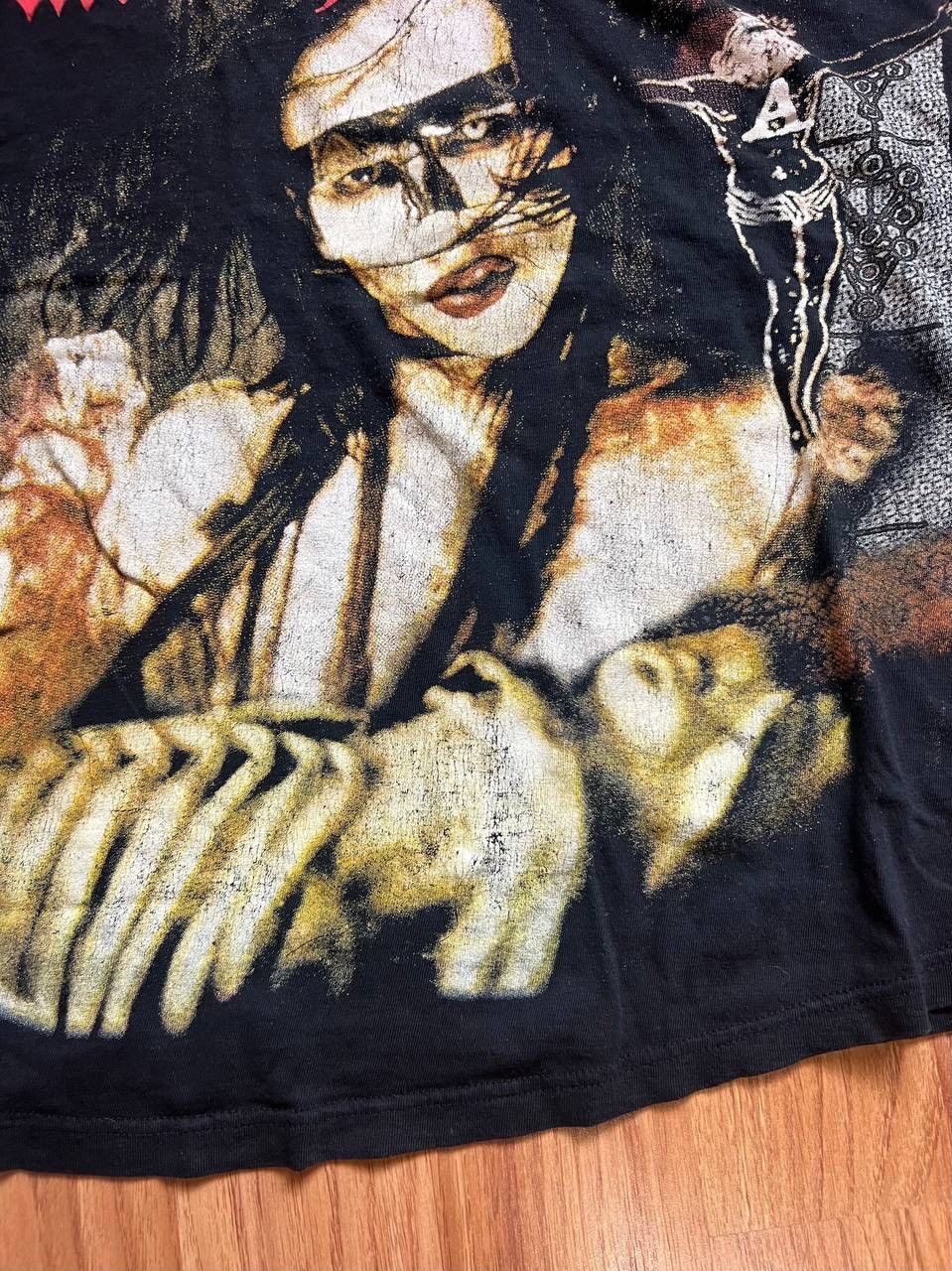 Band Tees × Marilyn Manson × Vintage Vintage Marilyn Manson T Shirt Band Tour Tee Size US L / EU 52-54 / 3 - 6 Thumbnail