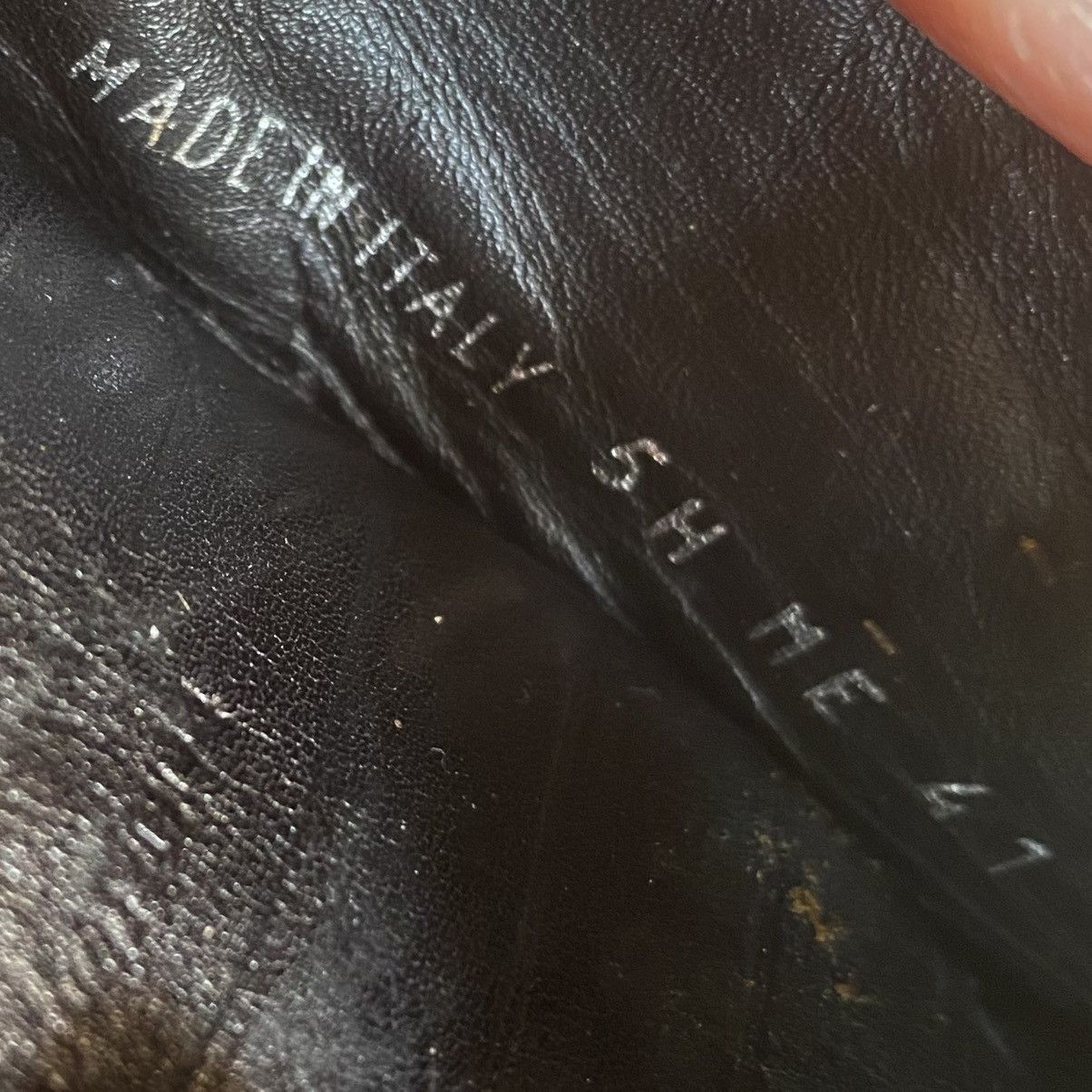 Dior Fall05 Black Leather B01 Hedi Slimane Era Size US 8 / EU 41 - 11 Thumbnail