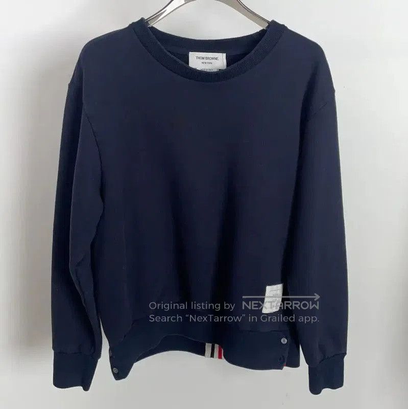 Other Thom Browne Blue Cotton Striped Logo Sweatshirt . Size XS / US 0-2 / IT 36-38 - 1 Thumbnail