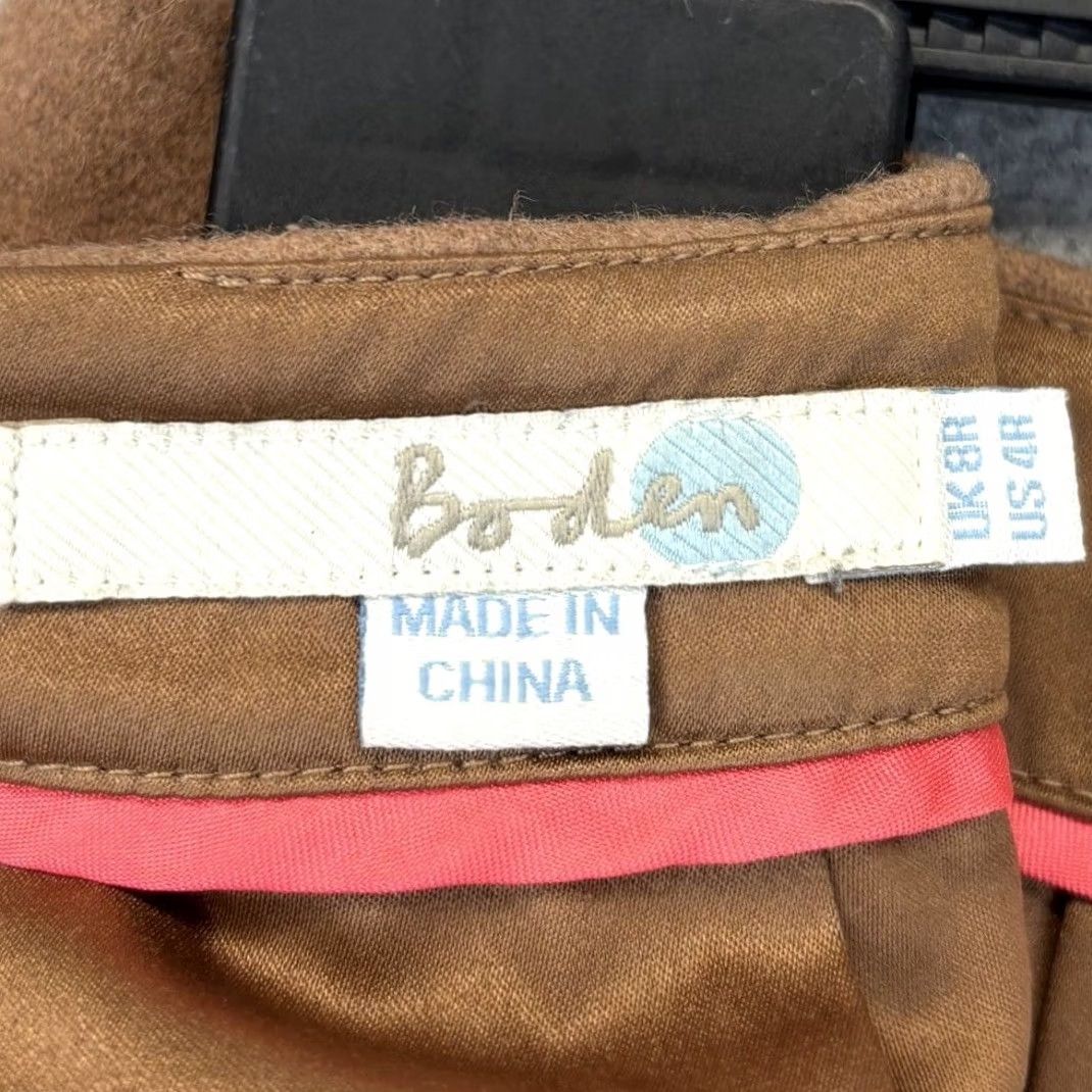 Boden VINTAGE? No — Boden Skirt A line Knee Length camel / grey Size UK8R Wool Blend Ladies Size 30" / US 8 / IT 44 - 4 Thumbnail