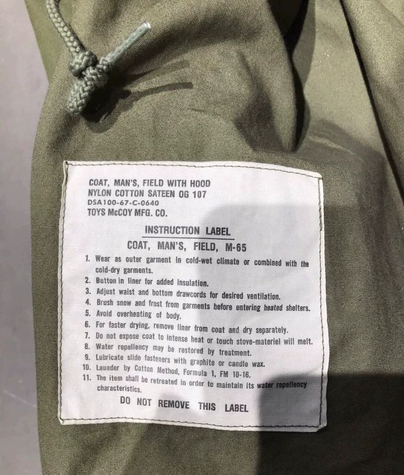 TOYS McCOY TOYS McCoy M65 Green Overcoat Size US M / EU 48-50 / 2 - 4 Thumbnail