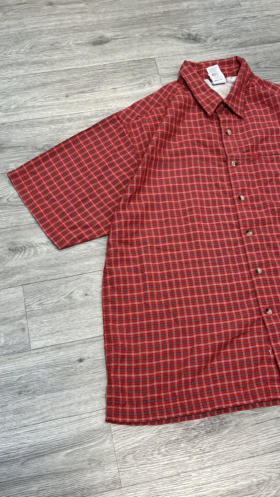 The North Face The North Face Vintage Plaid Short Sleeve Button Up Shirt Size US L / EU 52-54 / 3 - 3 Thumbnail