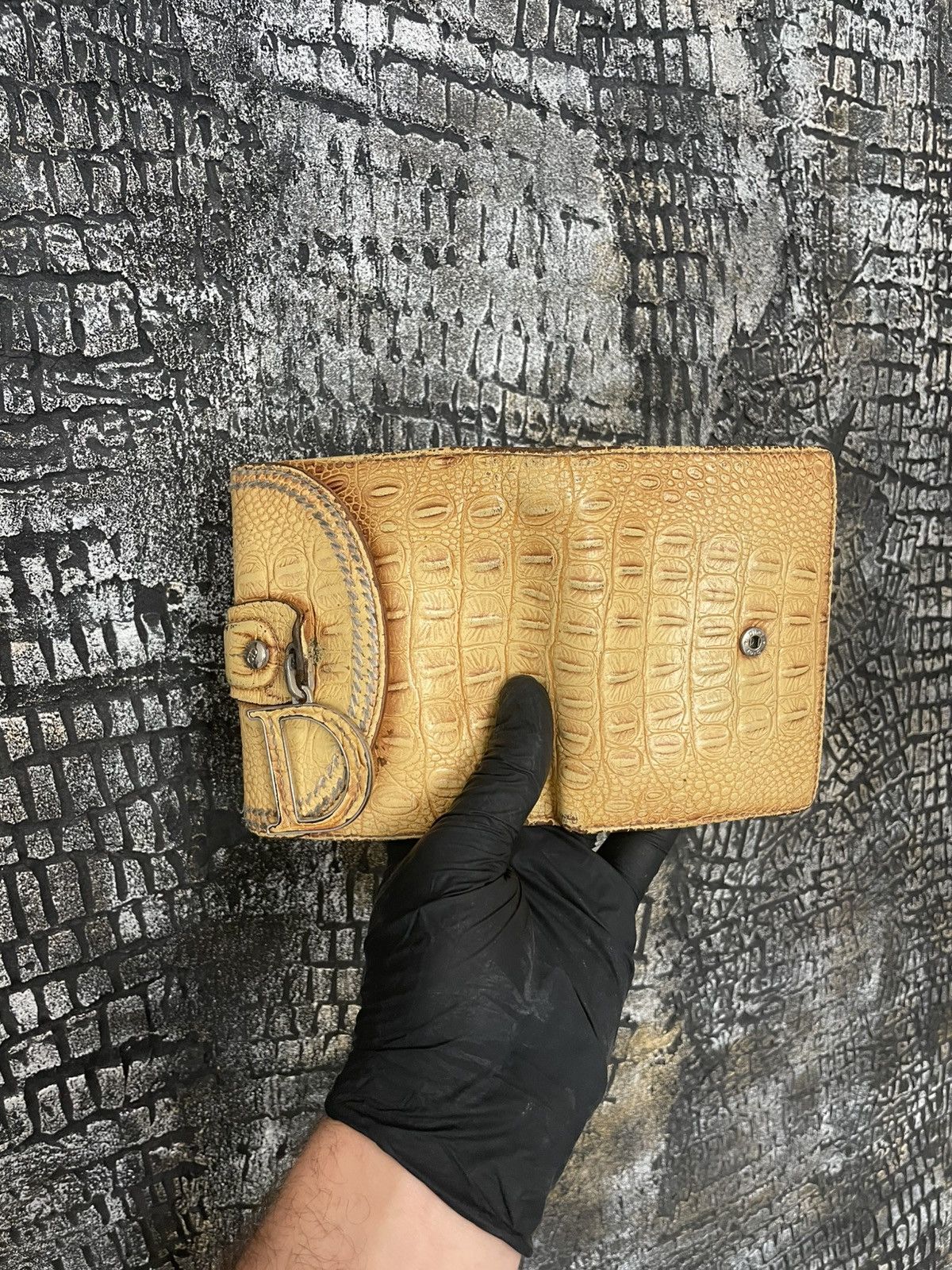 Dior Christian Dior Vintage Wallet Leather Size ONE SIZE - 19 Thumbnail