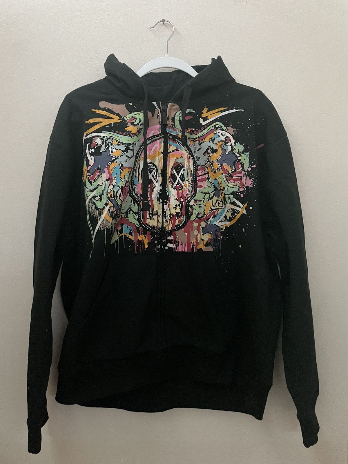 Marc Ecko Vintage Y2K Skull Hoodie Ed Hardy Style Size US XL / EU 56 / 4 - 1 Thumbnail