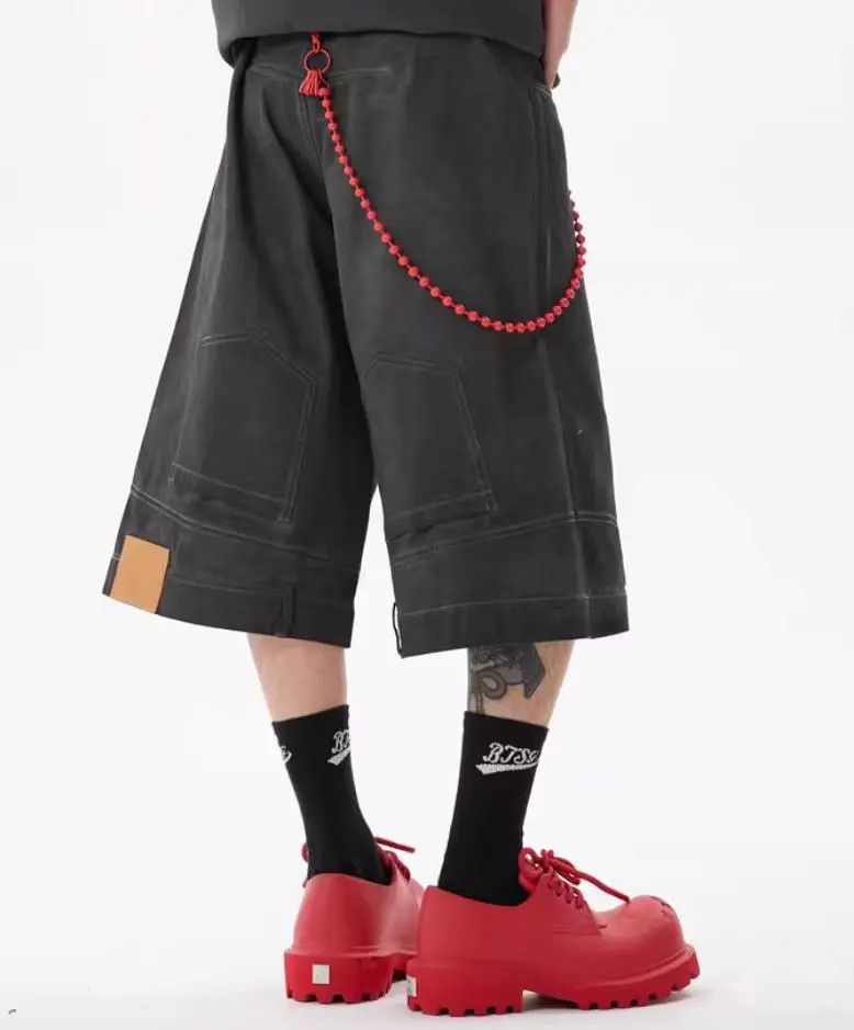 Japanese Brand × Jean Flip design vintage street shorts Size US 32 / EU 48 - 2 Thumbnail