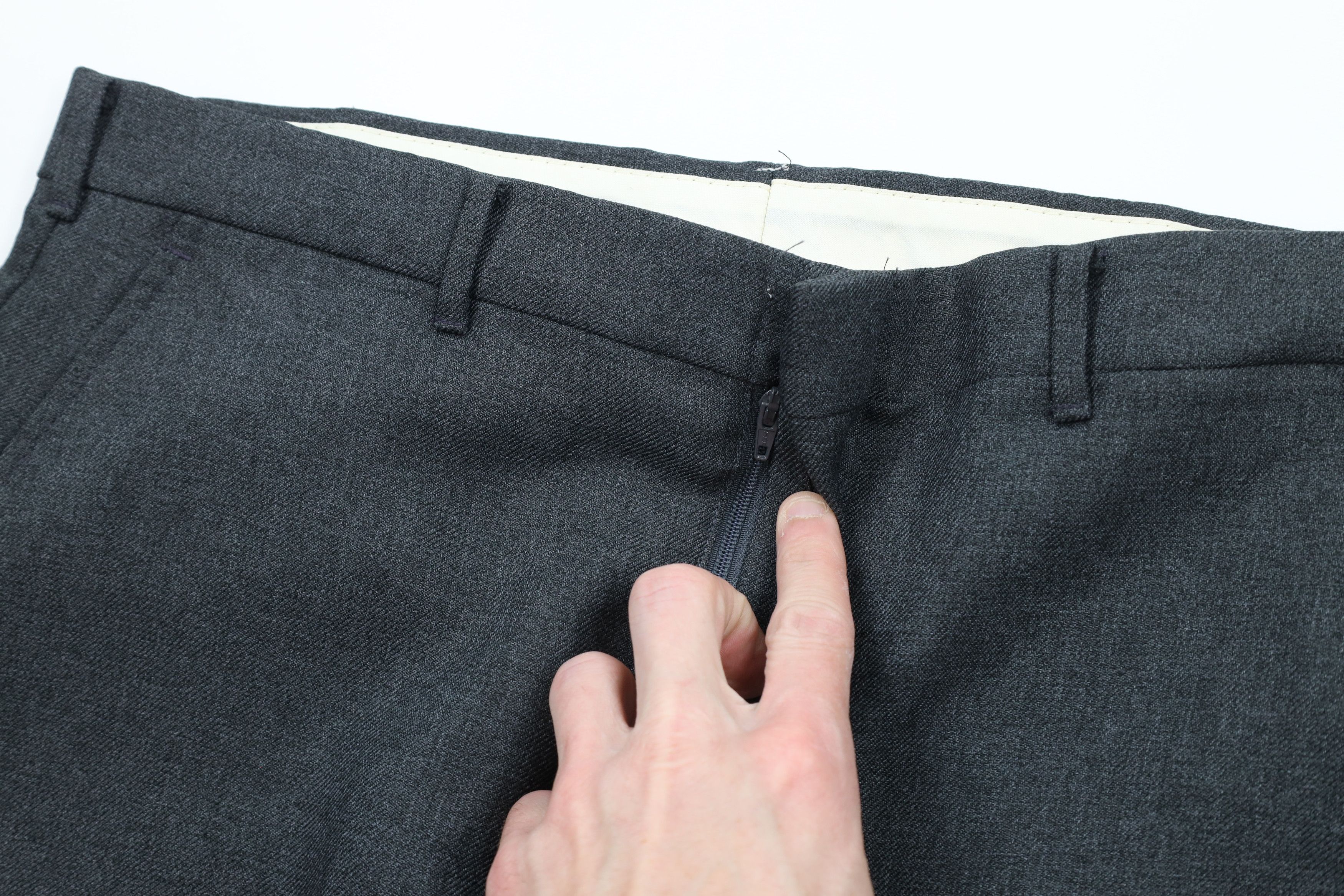 Vintage Vintage 70s Streetwear Bell Bottoms Pants Trousers Gray USA Size US 34 / EU 50 - 5 Thumbnail