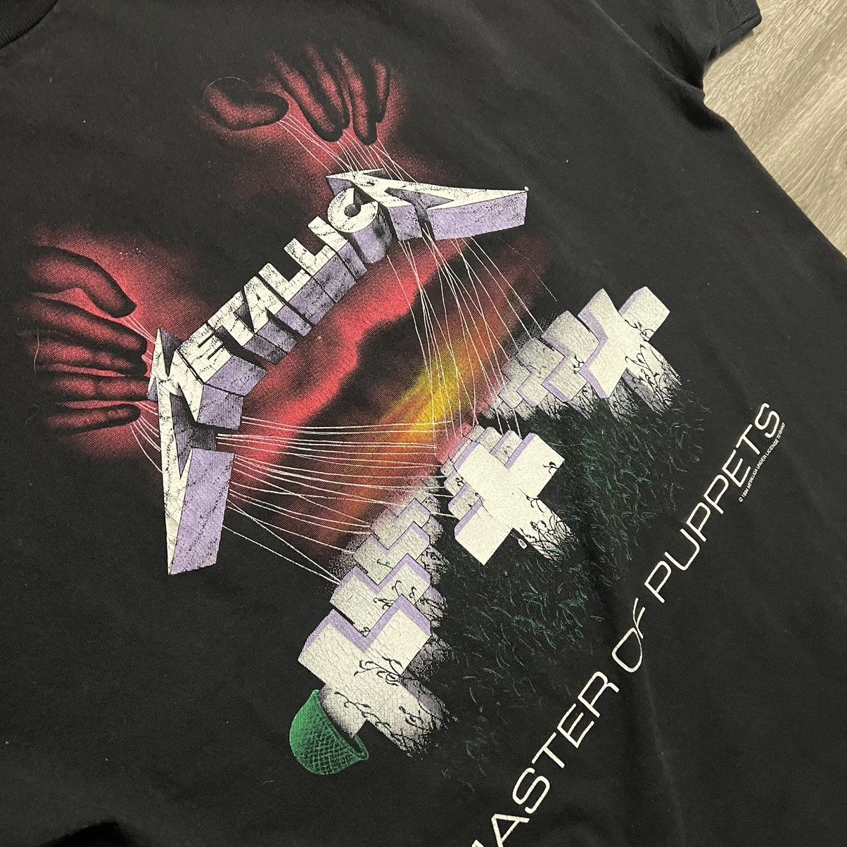 Metallica × Vintage Vintage Metallica Master Of Puppets T-Shirt Size US XL / EU 56 / 4 - 14 Thumbnail