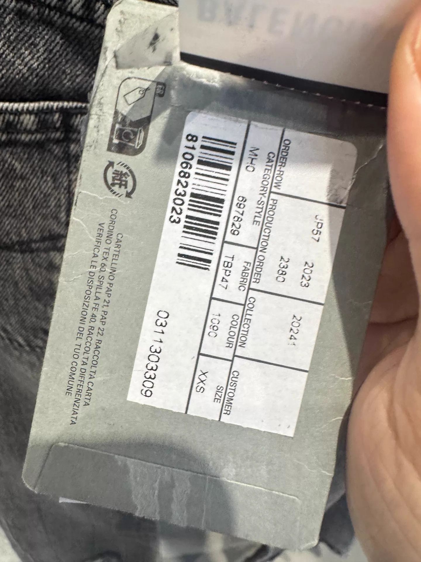 Balenciaga Balenciaga Flared Jeans Gray-Black Distressed XXS Size US 26 / EU 42 - 4 Thumbnail