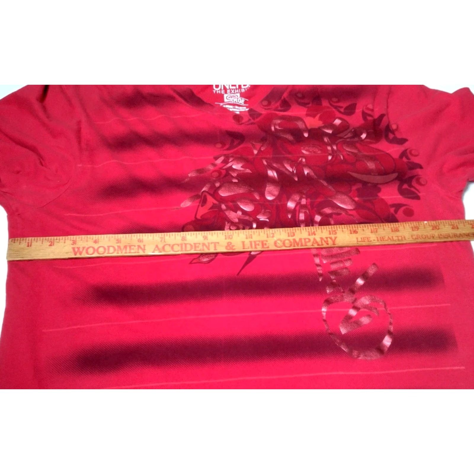 Ecko Unltd. VINTAGE Ecko Unltd Men T-Shirt 2XL Short Sleeve Graphic Print V-Neck Retro Y2K Foil Rhino Red Size US XXL / EU 58 / 5 - 5 Thumbnail