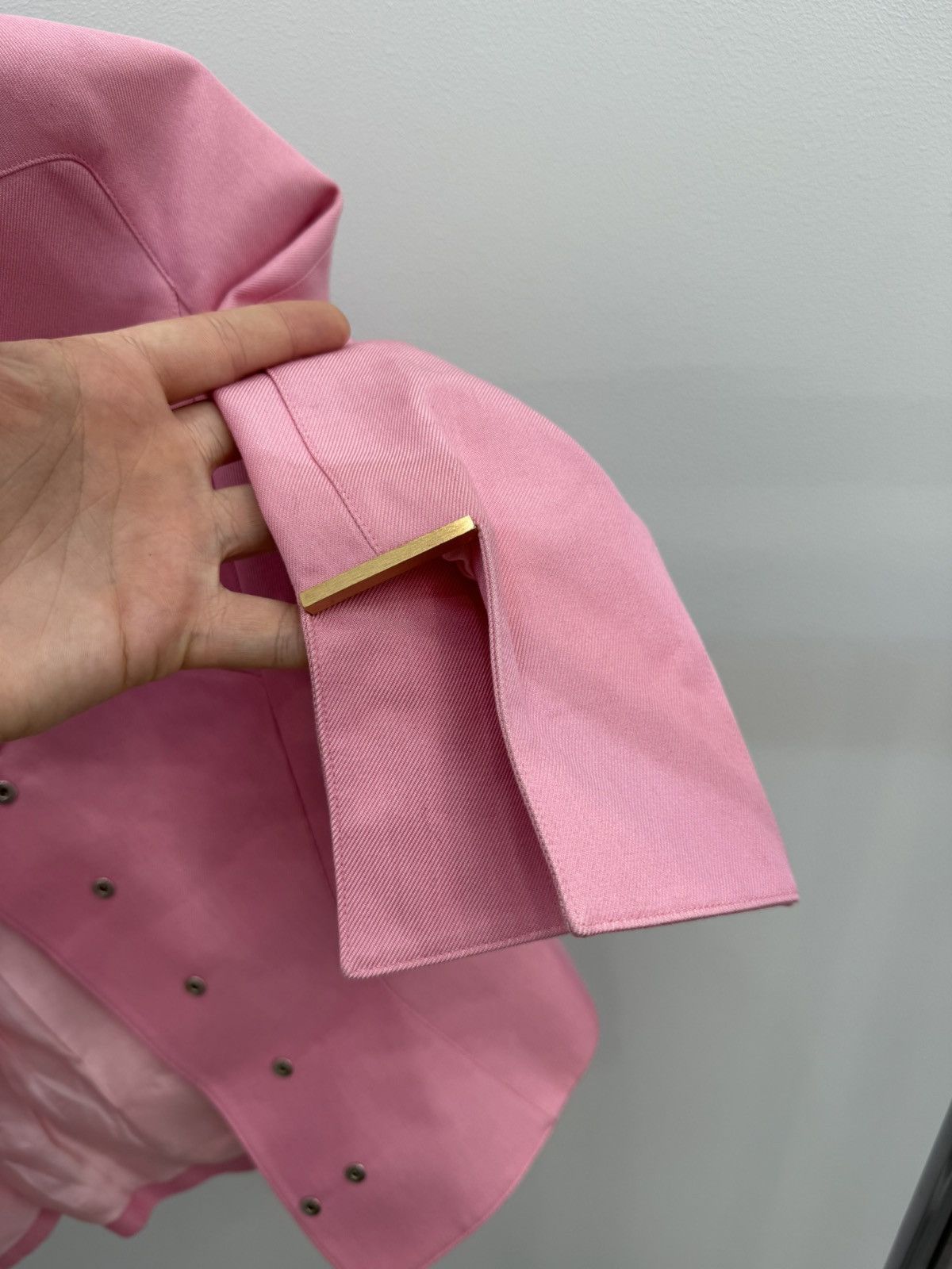Mugler Vintage 90s Thierry Mugler Pink Blazer Size S / US 4 / IT 40 - 7 Thumbnail