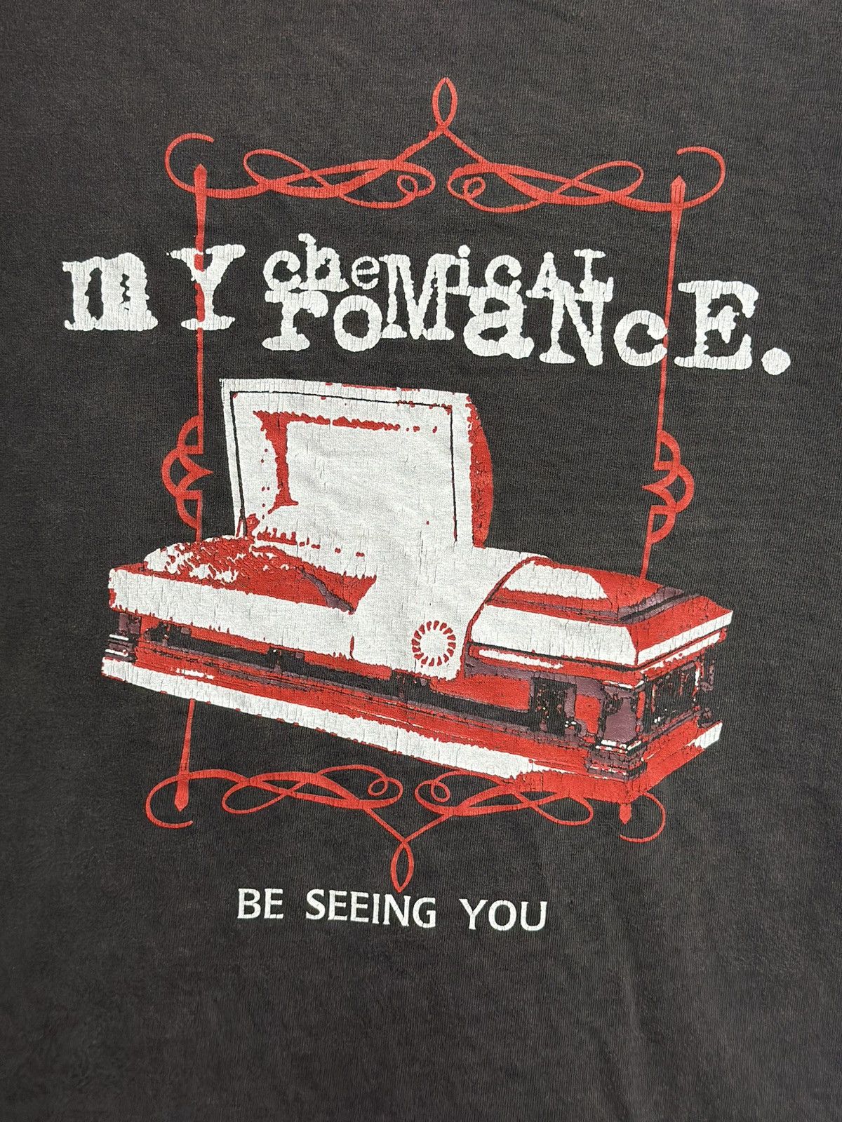 Band Tees × Vintage Vintage My Chemical Romance Be Seein You Faded Tee Size US S / EU 44-46 / 1 - 2 Thumbnail