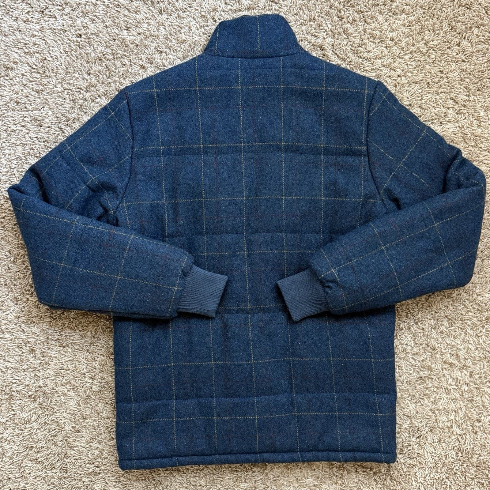 Adsum Adsum New York Blue Plaid Wool Jacket Puffer Full Zip Size S Size US S / EU 44-46 / 1 - 2 Thumbnail