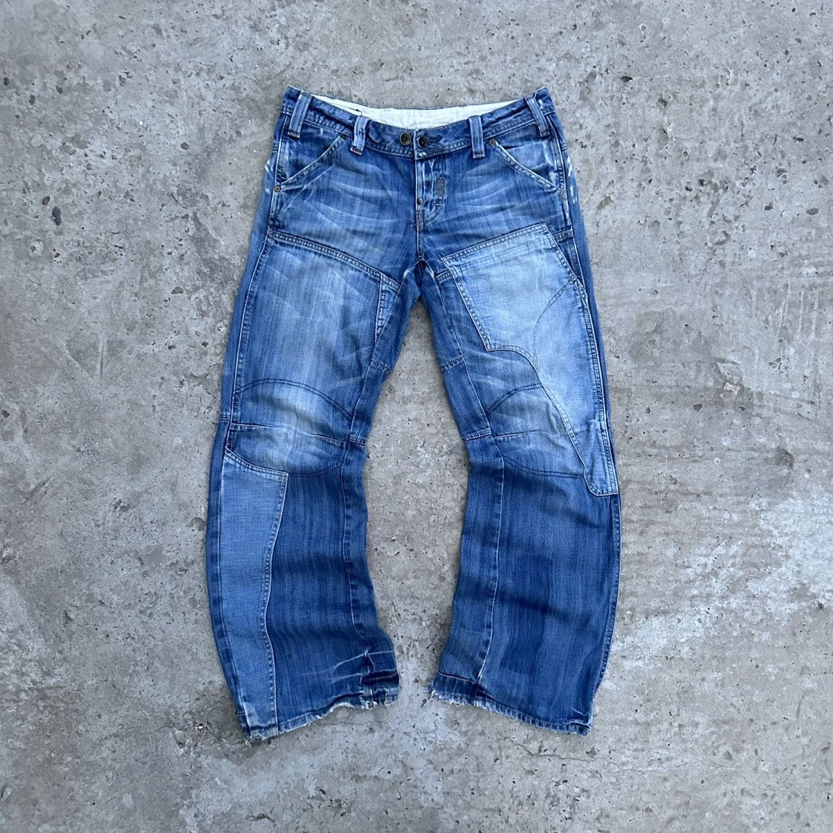 G-Star Vintage Ultra Rare G-Star Raw Jeans Size W30xL32 Crazy Fit Size US 30 / EU 46 - 11 Thumbnail