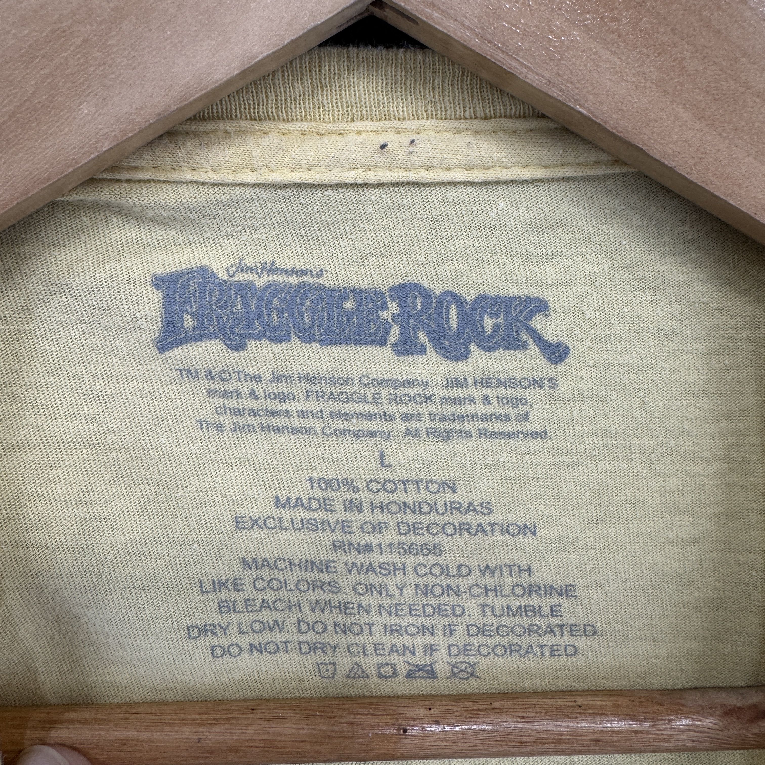 Vintage Jim Henson’s Fraggle Rock NWT The Muppets Disney Tshirt Size US L / EU 52-54 / 3 - 4 Thumbnail