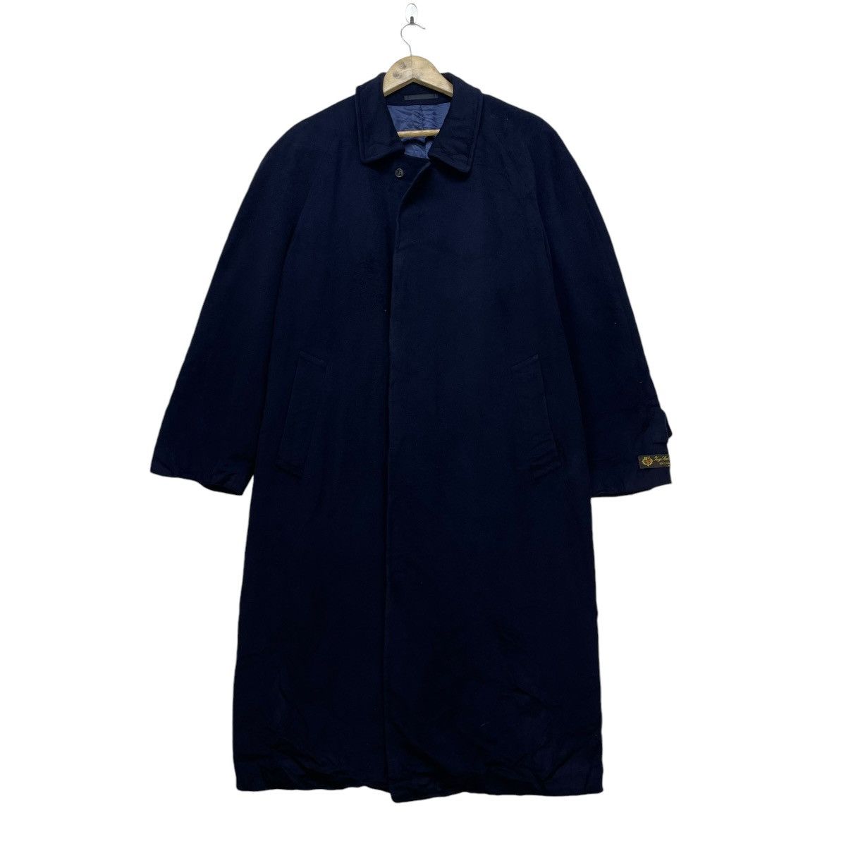 Autumn Cashmere 💥Luxury Brand Loro Piana Long Coat Navy Blue Jacket Size US M / EU 48-50 / 2 - 2 Thumbnail
