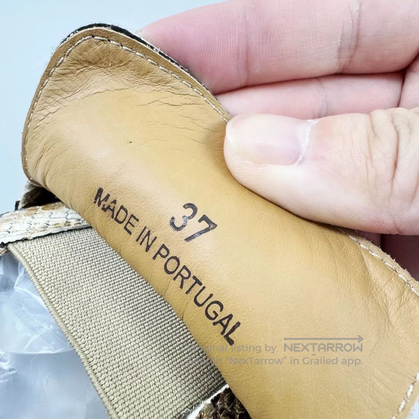 Martine Rose Martine Rose Snake Print Chain Square Toe Loafers. Size US 6 / IT 36 - 7 Thumbnail