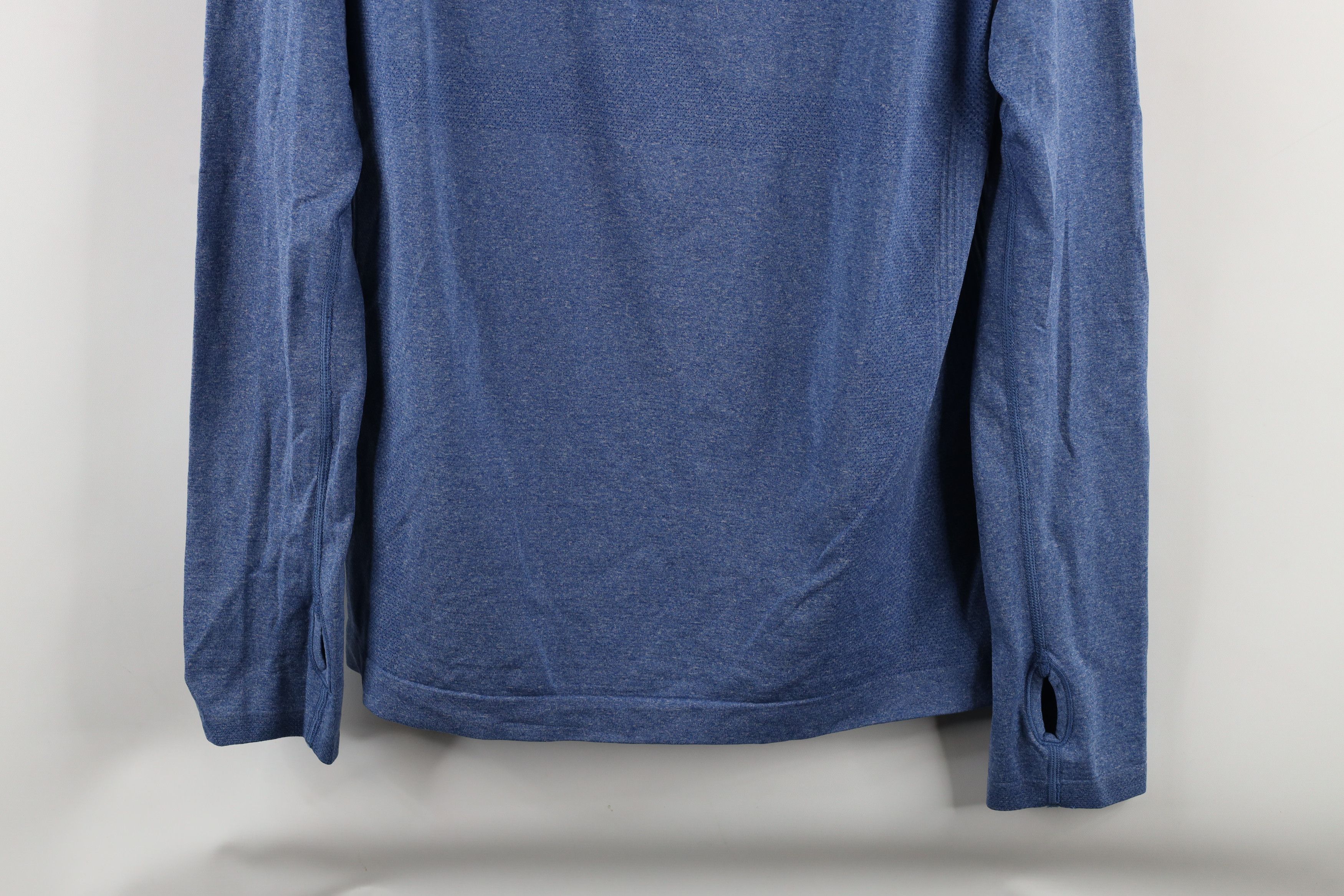 Lululemon × Vintage Lululemon Vent Tech Knit Half Zip Pullover Top Shirt Blue Size US M / EU 48-50 / 2 - 3 Thumbnail