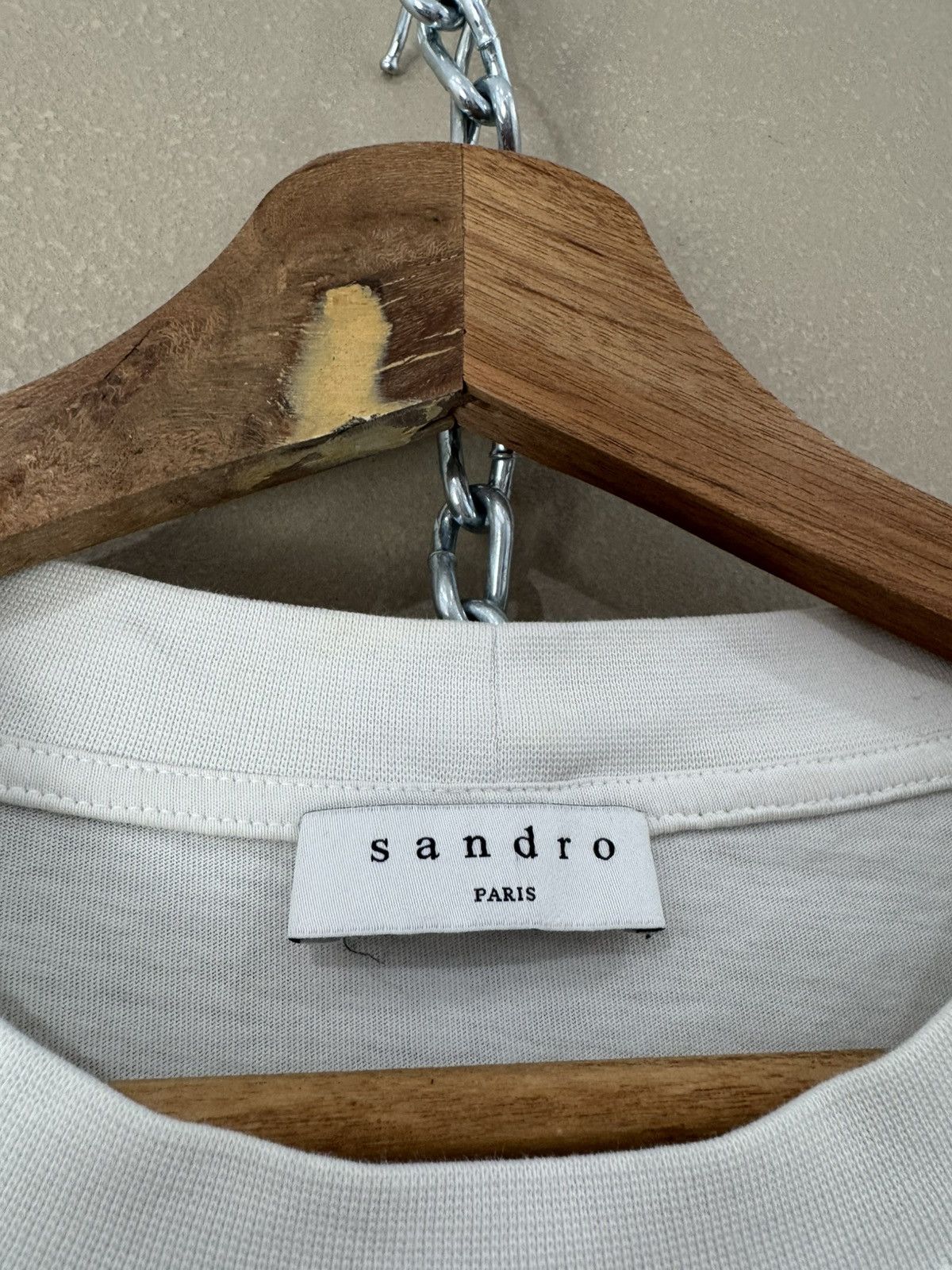 Sandro Sandro Paris Men T-Shirt 100% cotton Size US L / EU 52-54 / 3 - 3 Thumbnail