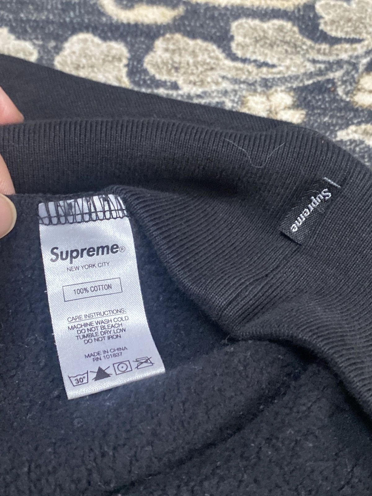 Supreme Supreme Metallic Rib Hooded Sweatshirt Size US M / EU 48-50 / 2 - 8 Thumbnail