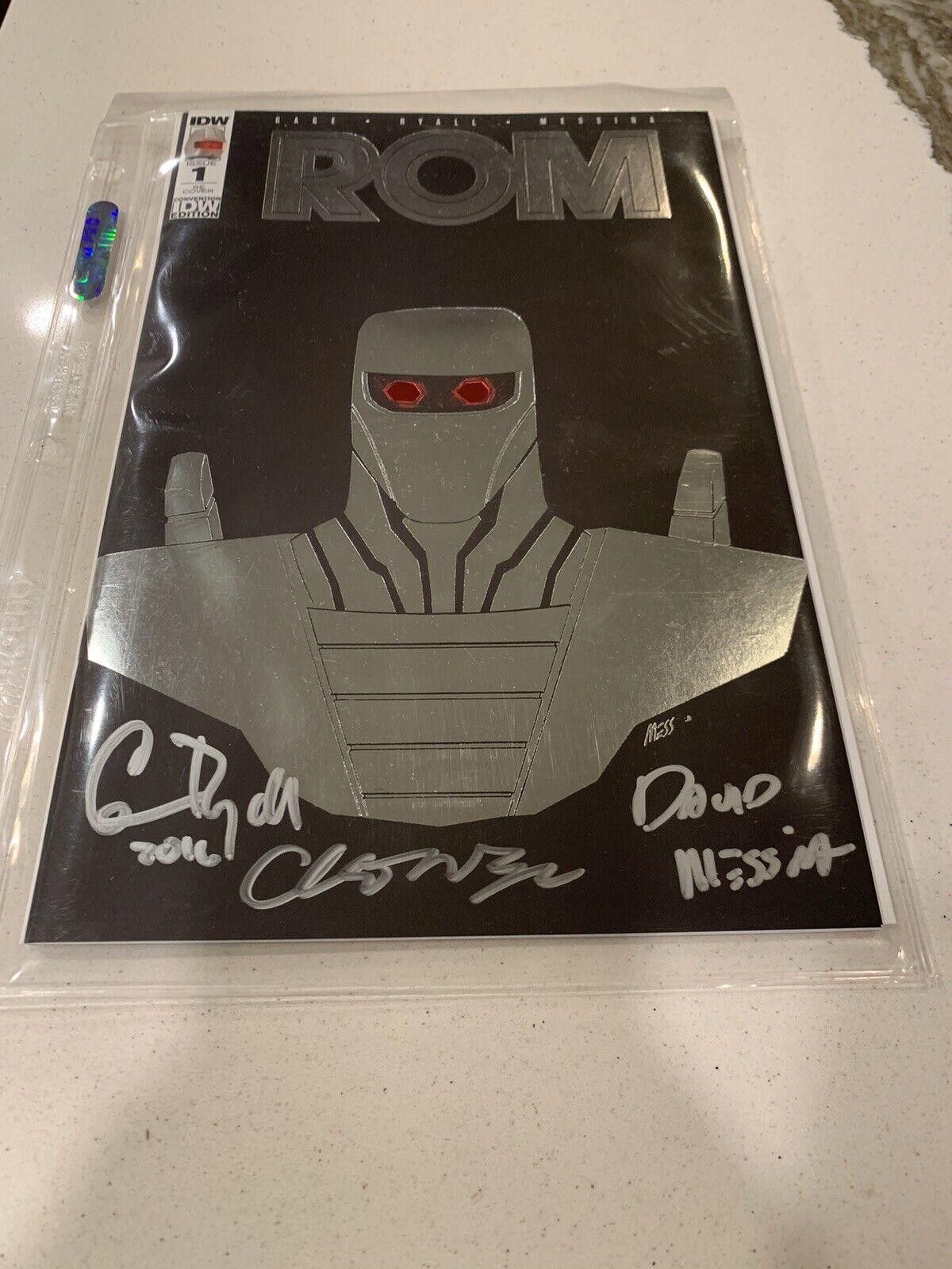 Designer ROM #1 IDW Convention Re-Cover Signed Messina Gage Ryall Size ONE SIZE - 3 Thumbnail