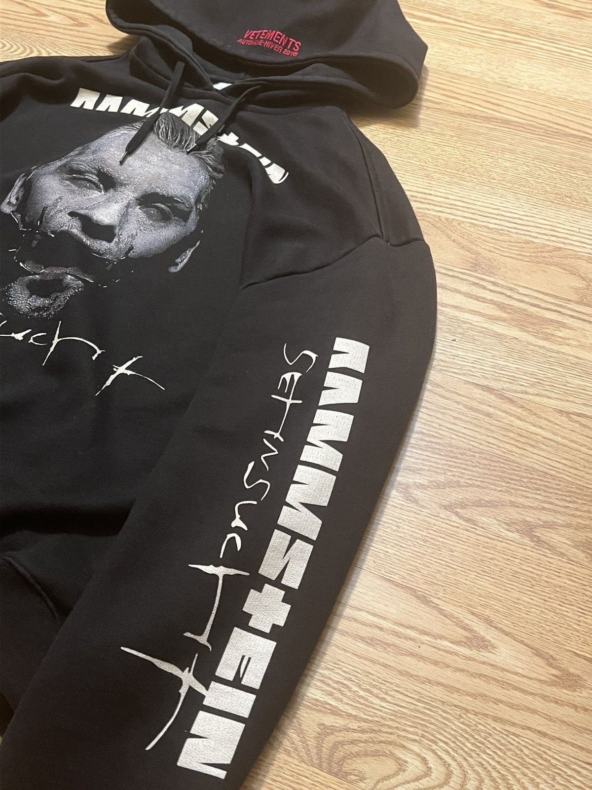 AW18 Vetements Rammstein Hoodie