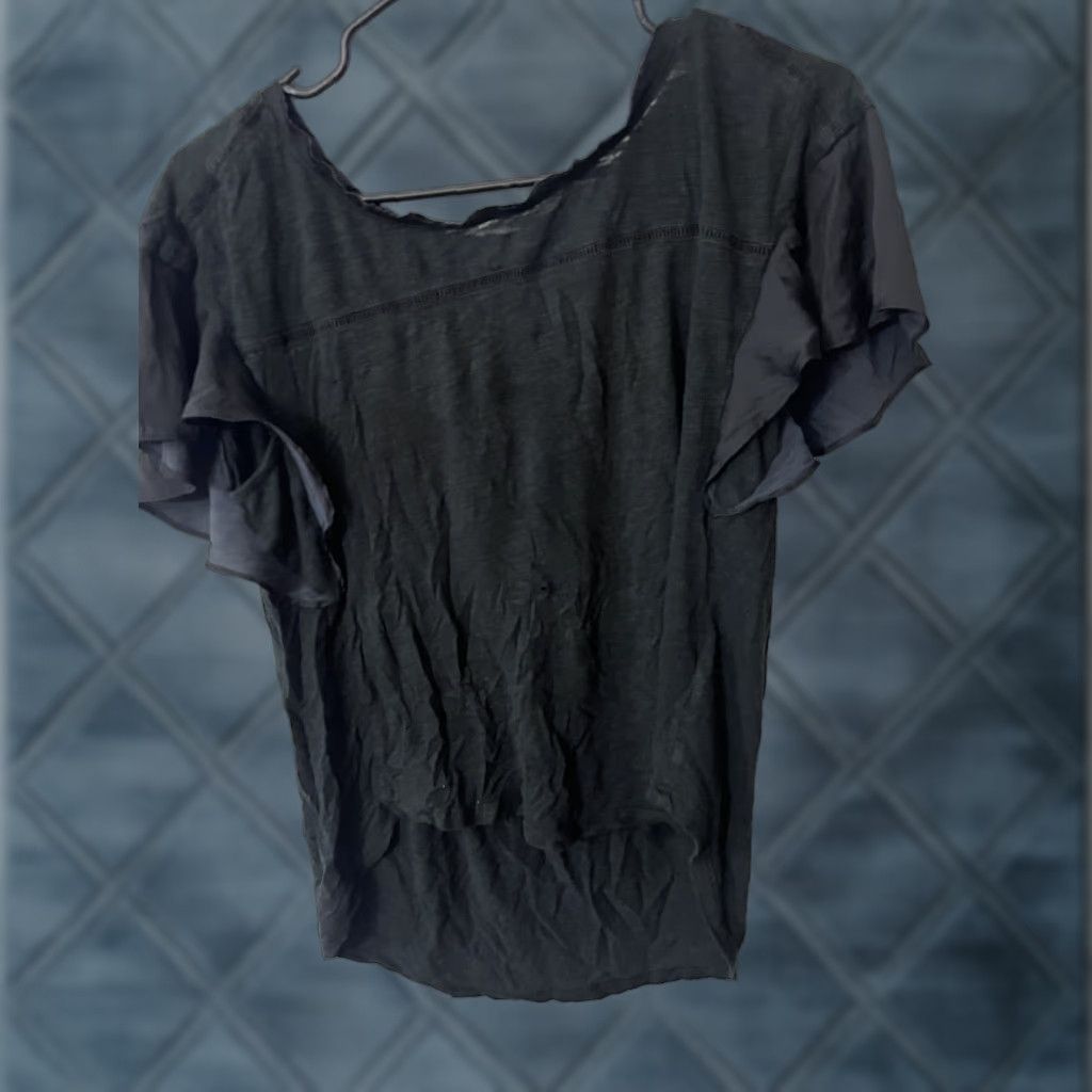 Gap Gap Shirt XS Black Round Neck Short Sleeve Cotton Knit Logo Basic T-Shirt Women’s Size XS / US 0-2 / IT 36-38 - 1 Thumbnail