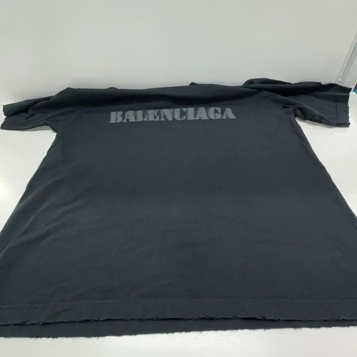Balenciaga Balenciaga Balenciaga SS24 Black Logo Print Tshirt -2507 Size US XL / EU 56 / 4 - 3 Thumbnail