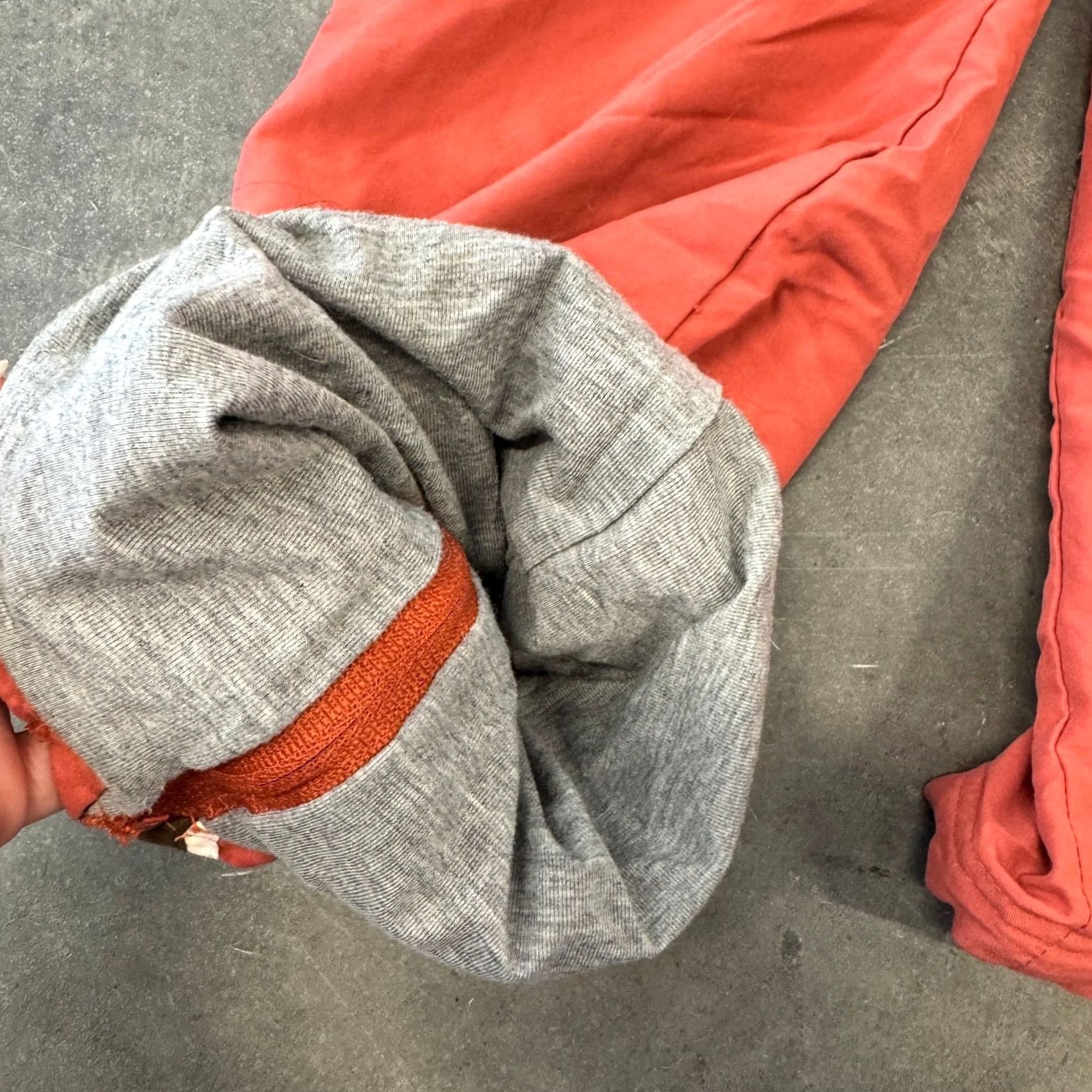 Vintage VINTAGE Y2K Lei Athletic Dept Orange Lined Zip Flare Baggy Track Sweatpants M Womens Size 32" / US 10 / IT 46 - 7 Thumbnail