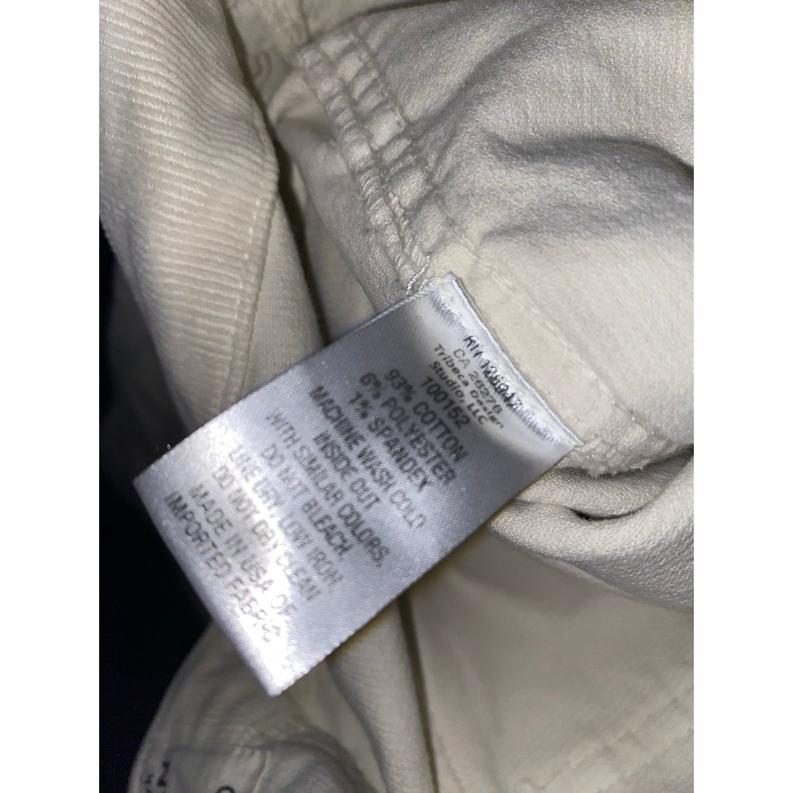 Nili Lotan NILI LOTAN $390 Jenna Corduroy Pant Winter White Womens 8 Size 30" / US 8 / IT 44 - 18 Thumbnail