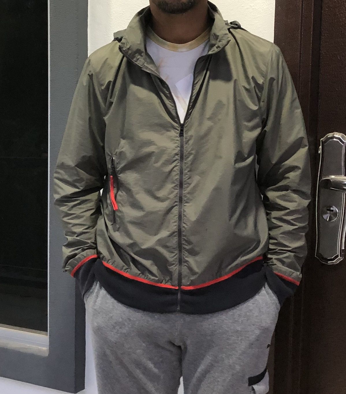 Prada Prada Sport SS00 Stash Pocket Nylon Zip Up Bomber Jacket Size US M / EU 48-50 / 2 - 1 Thumbnail