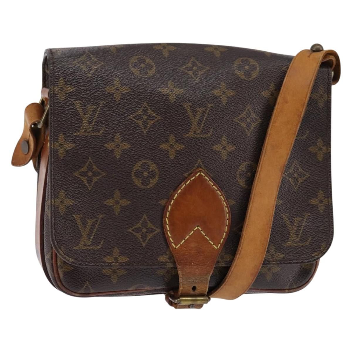 Louis Vuitton LOUIS VUITTON Monogram Cartouchiere MM Shoulder Bag M51253 Size ONE SIZE - 1 Thumbnail