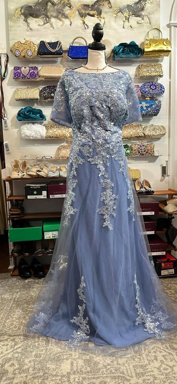 Other Size 20W blue ball gown. Size ONE SIZE - 1 Thumbnail