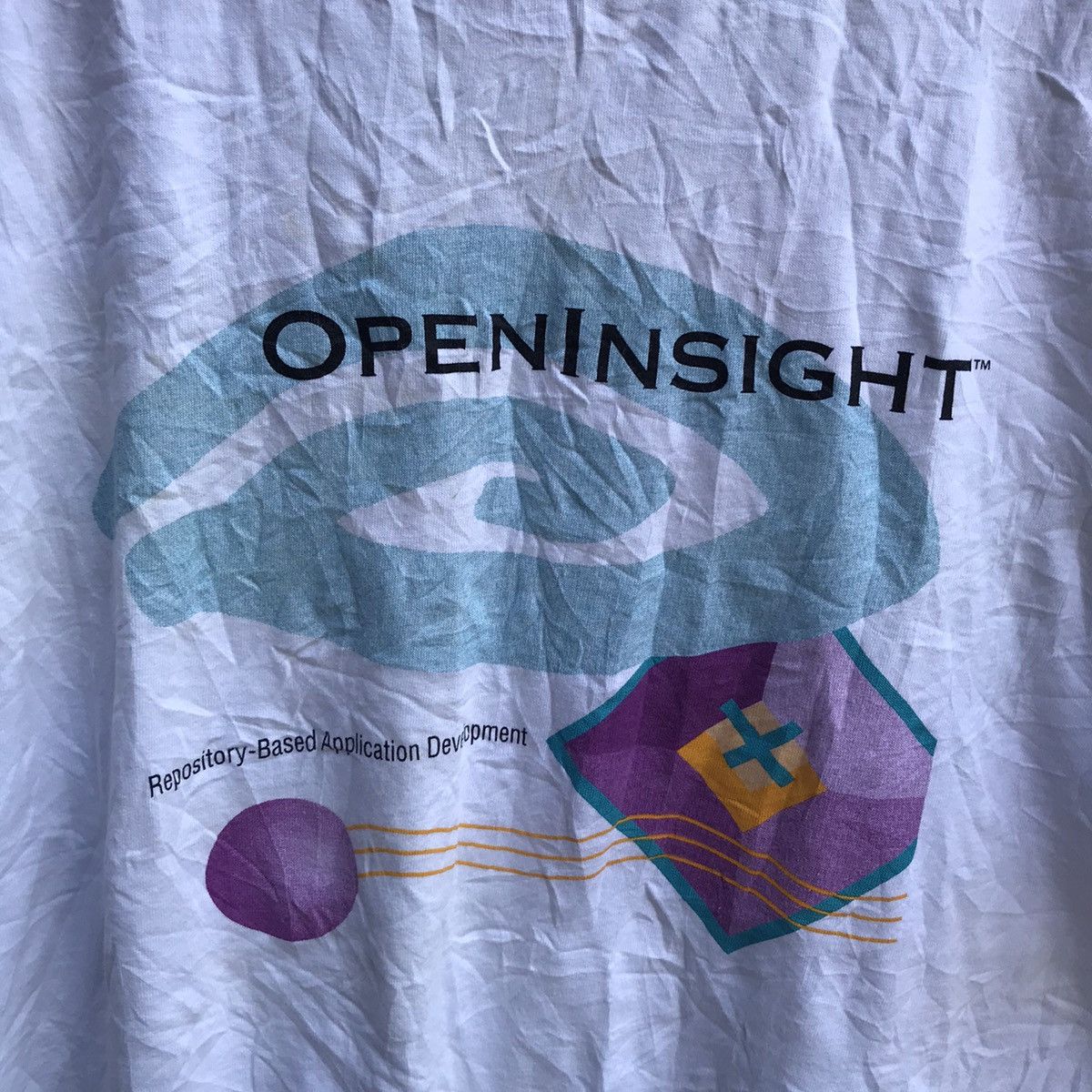 Vintage Vintage 90s OPENINSIGHT software tee microsoft Size US XL / EU 56 / 4 - 3 Thumbnail