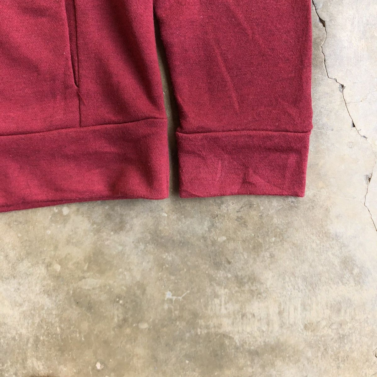 Japanese Brand 2000s Sematic Design Duffle Ziphoodie Jacket Red Maroon Lgb Size US M / EU 48-50 / 2 - 8 Thumbnail