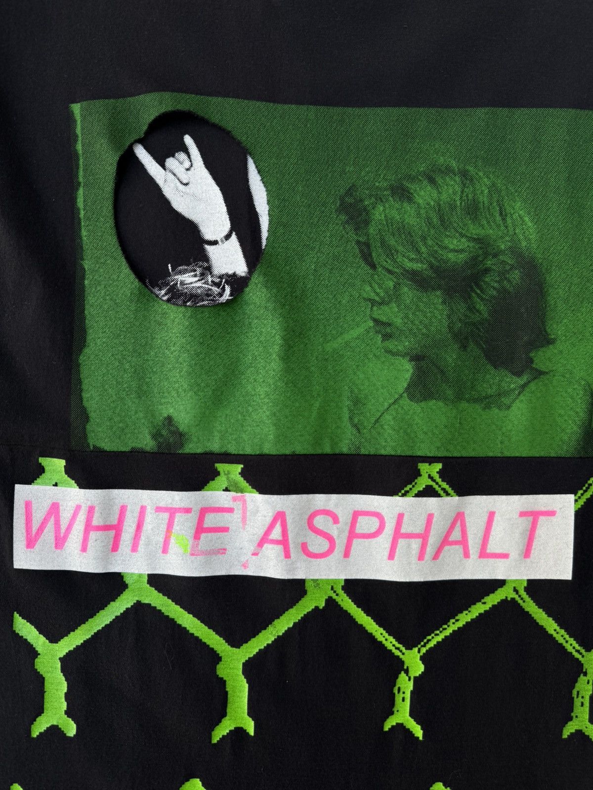 Raf Simons Raf Simons SS03 White / Black Asphalt Oversized Tank Top Size US S / EU 44-46 / 1 - 2 Thumbnail