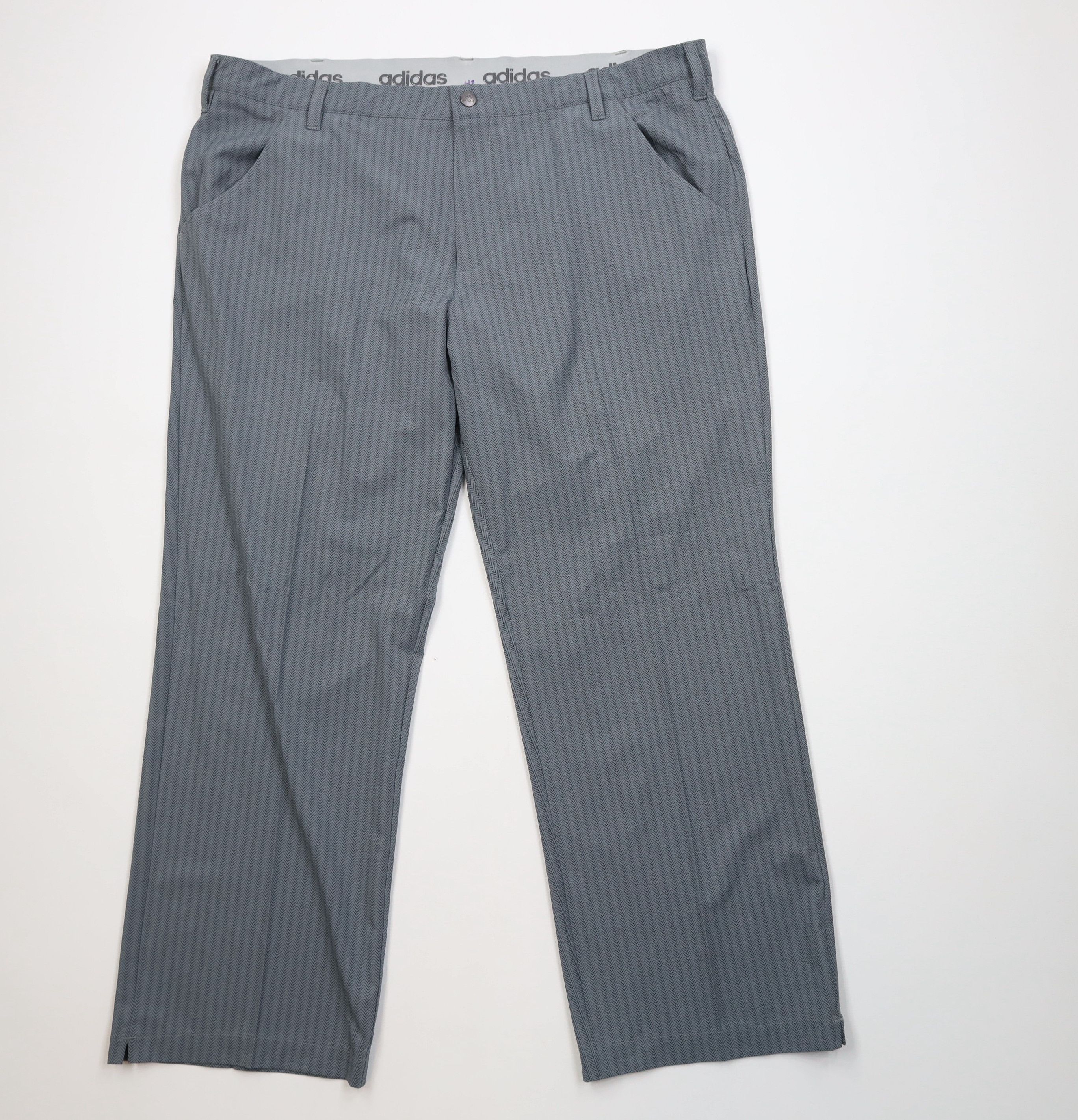 Adidas Adidas Golf Performance Herringbone Wide Leg Chino Pants Size US 42 / EU 58 - 1 Thumbnail
