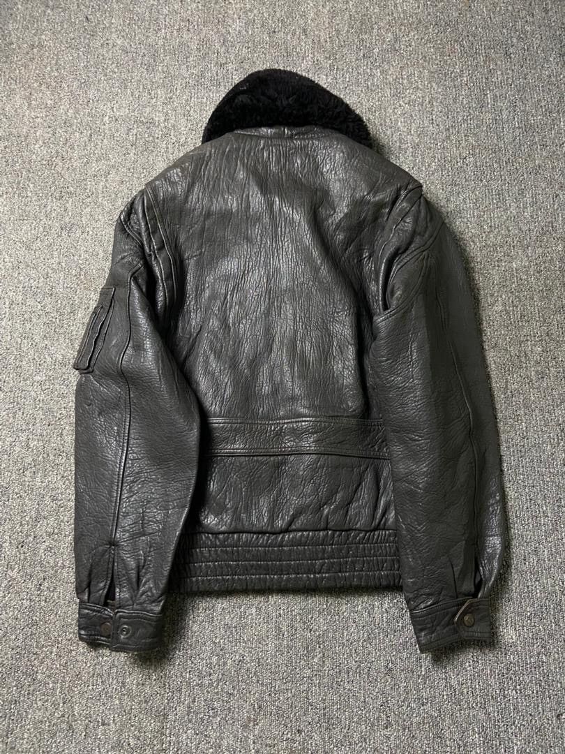 Japanese Brand Street Life Brand Leather Jacket with Double Pocket (183) Size US L / EU 52-54 / 3 - 2 Thumbnail