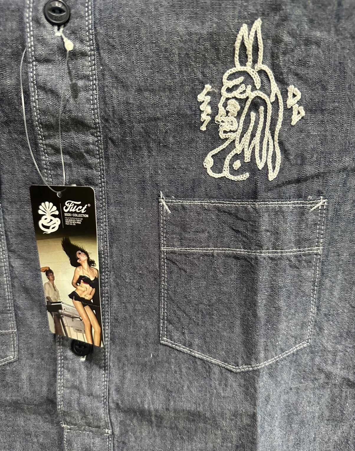 SSDD SSDD X FUCT CHAMBRAY SHIRT Size US S / EU 44-46 / 1 - 3 Thumbnail