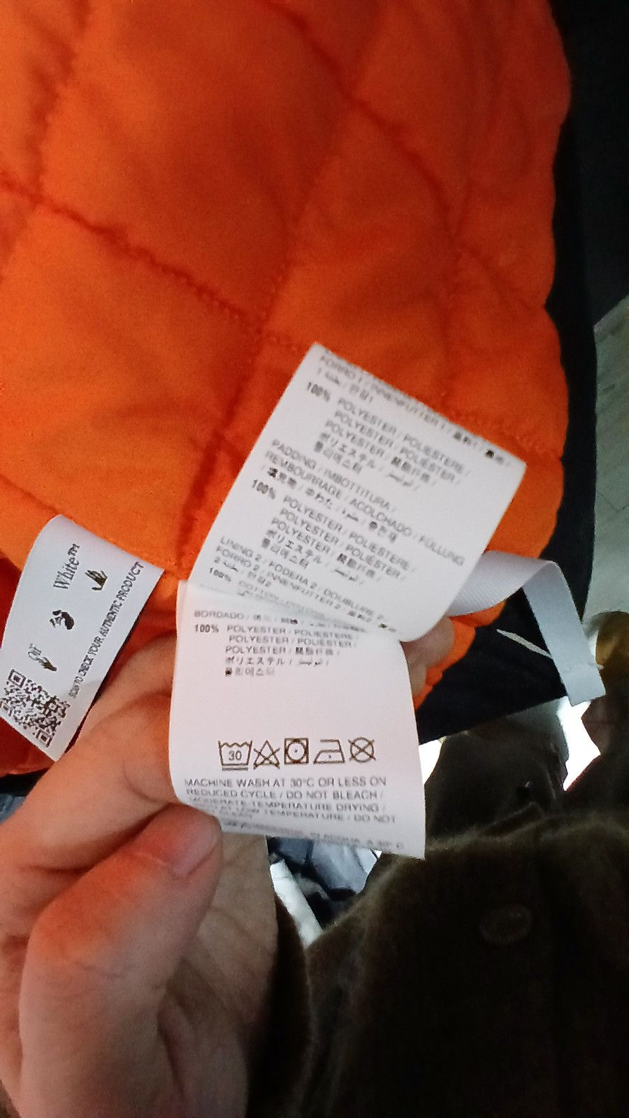 Off-White off white hoodie bomber jacket Size US L / EU 52-54 / 3 - 7 Thumbnail