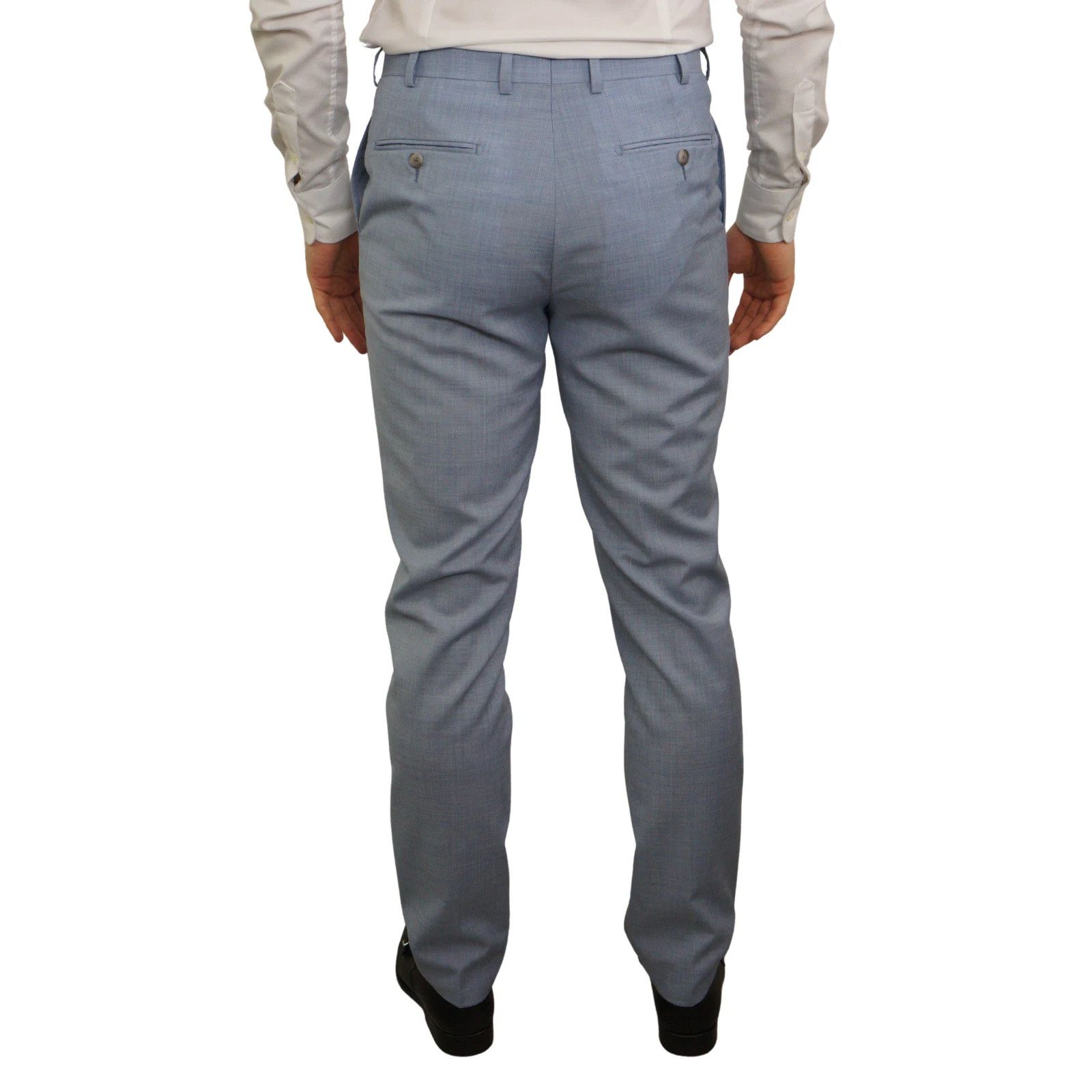 Suitsupply Men Suitsupply Suit Blue Lazio Tropical blue Angelico US40L Size 40L - 8 Thumbnail
