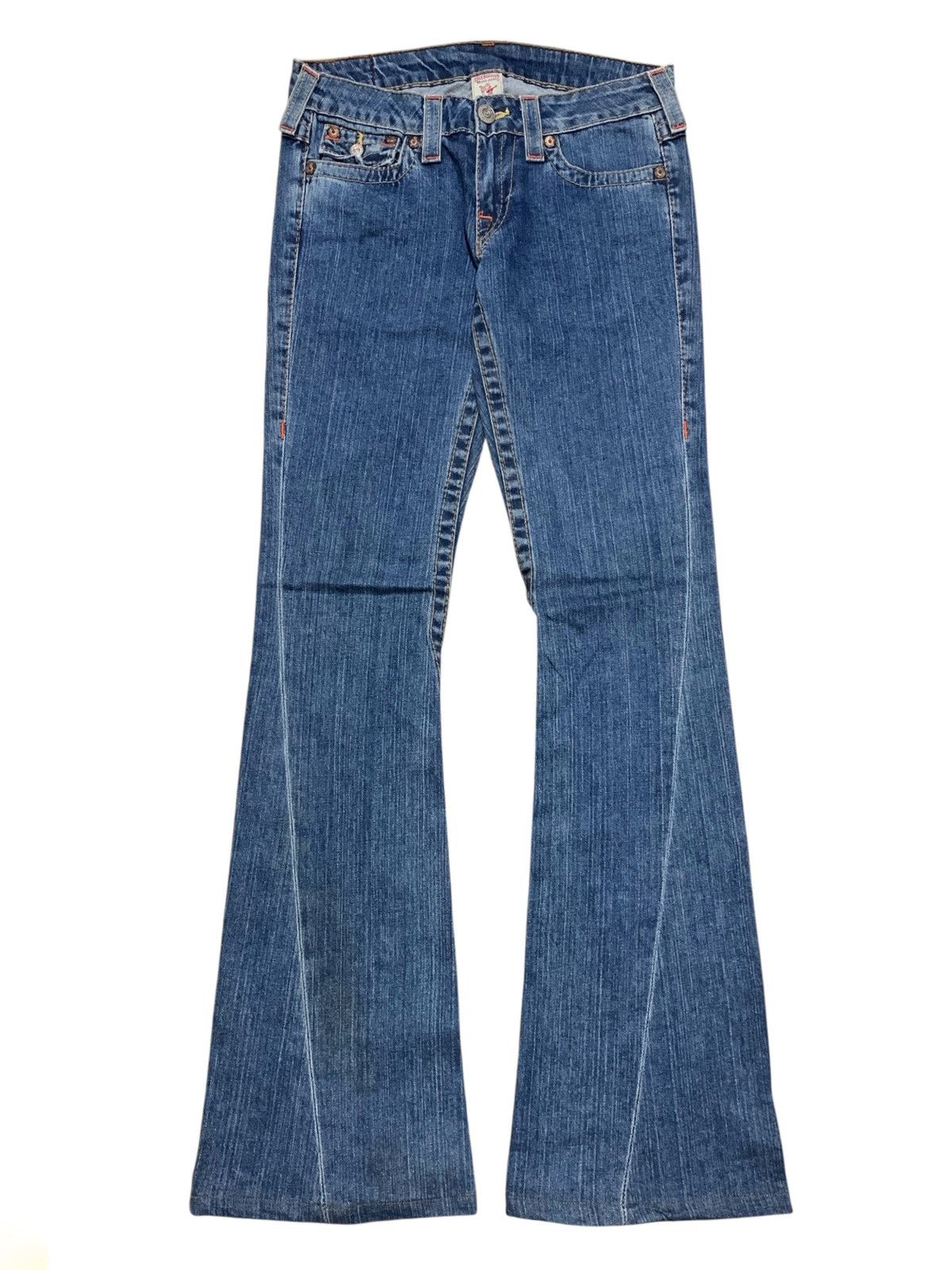 True Religion True Religion Jeans Joey Big T Super Flare Size 30" / US 8 / IT 44 - 1 Thumbnail
