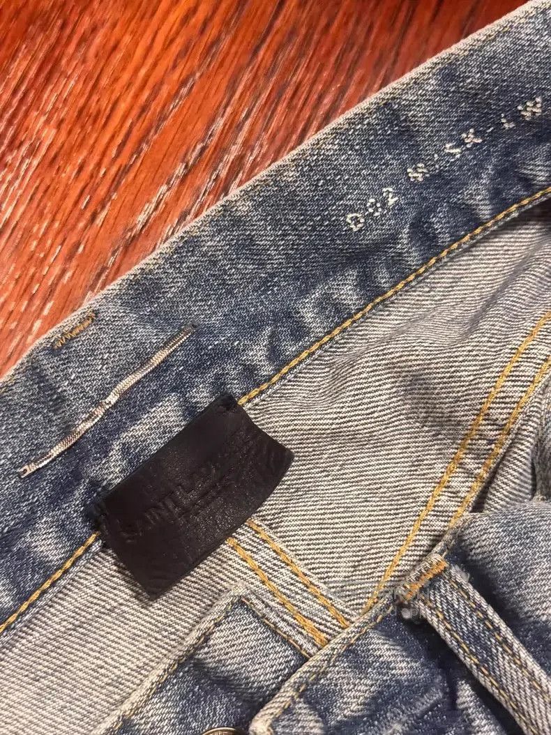 Saint Laurent Paris SAINT LAURENT D02 Light Blue Denim. Size US 29 - 3 Thumbnail