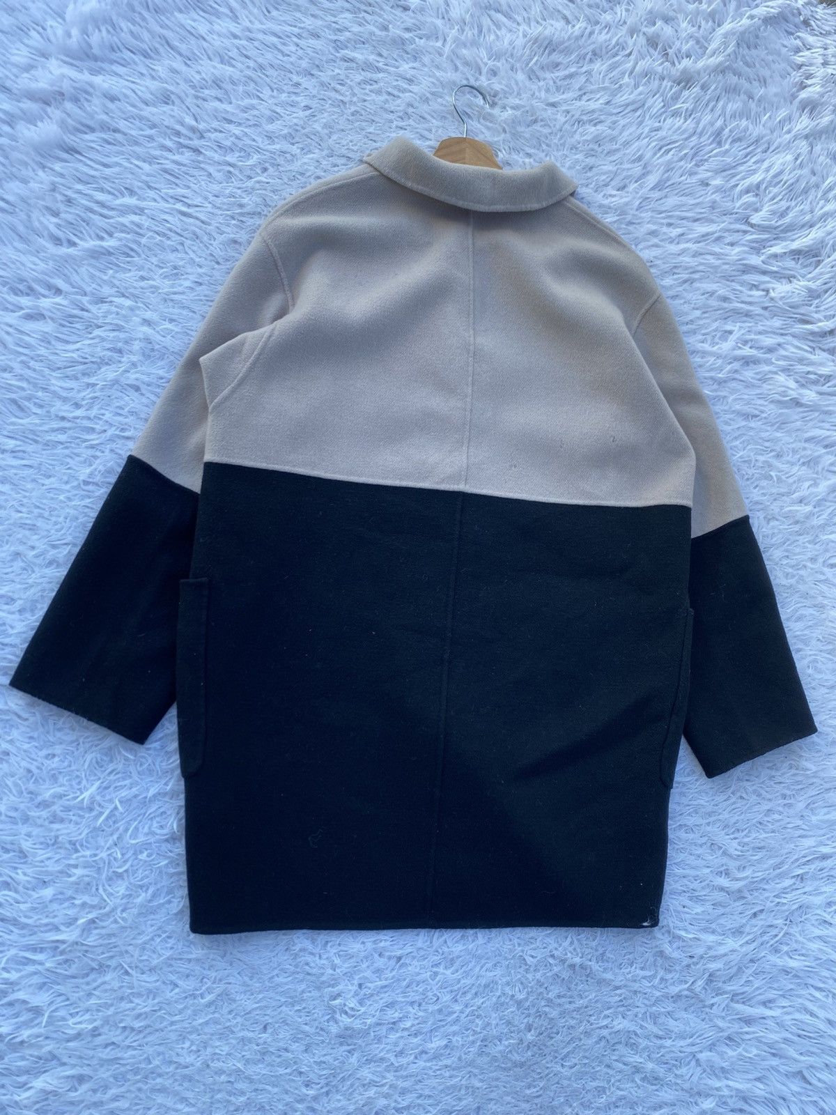 Weekend Max Mara Rare Weekend Maxmara Beige And Black Colorblock Jacket Size M / US 6-8 / IT 42-44 - 15 Thumbnail