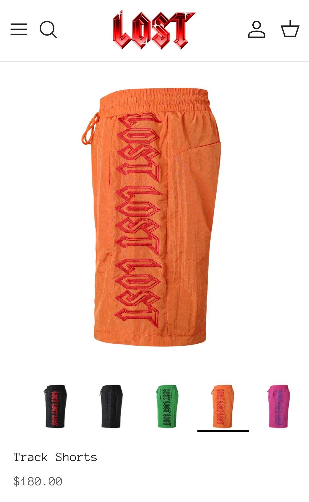 LOST INTRICACY Lost Intricacy Track Shorts Brand New Size XXXL Size US 40 / EU 56 - 1 Thumbnail