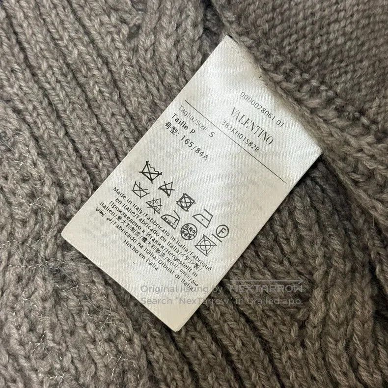Valentino Valentino Broken diamond knit cardigan Size S / US 4 / IT 40 - 4 Thumbnail