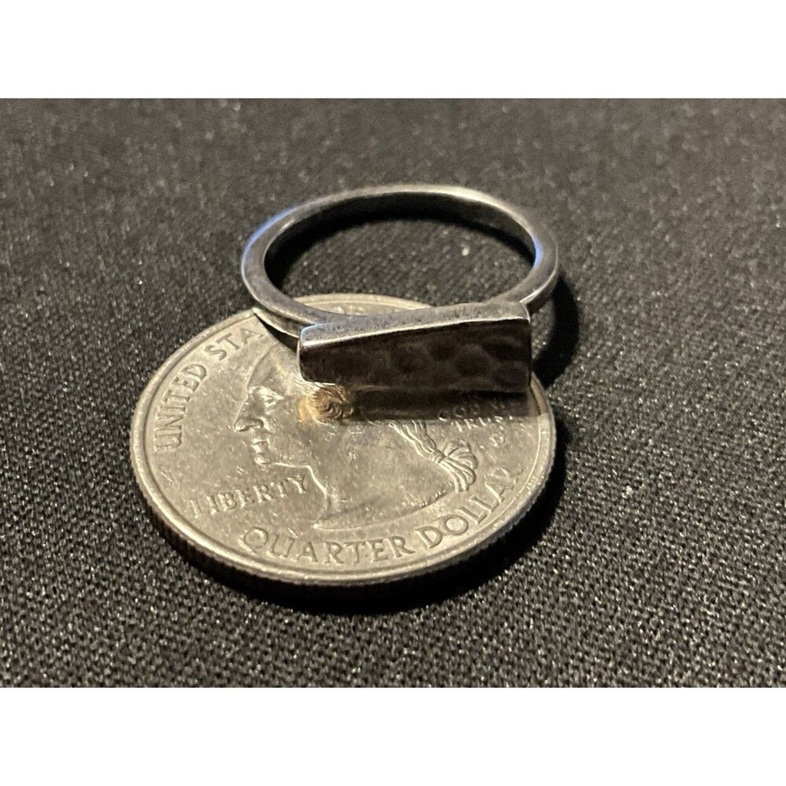Other Size 7 925 Sterling Silver Silpada Hammered Ring Size ONE SIZE - 4 Thumbnail