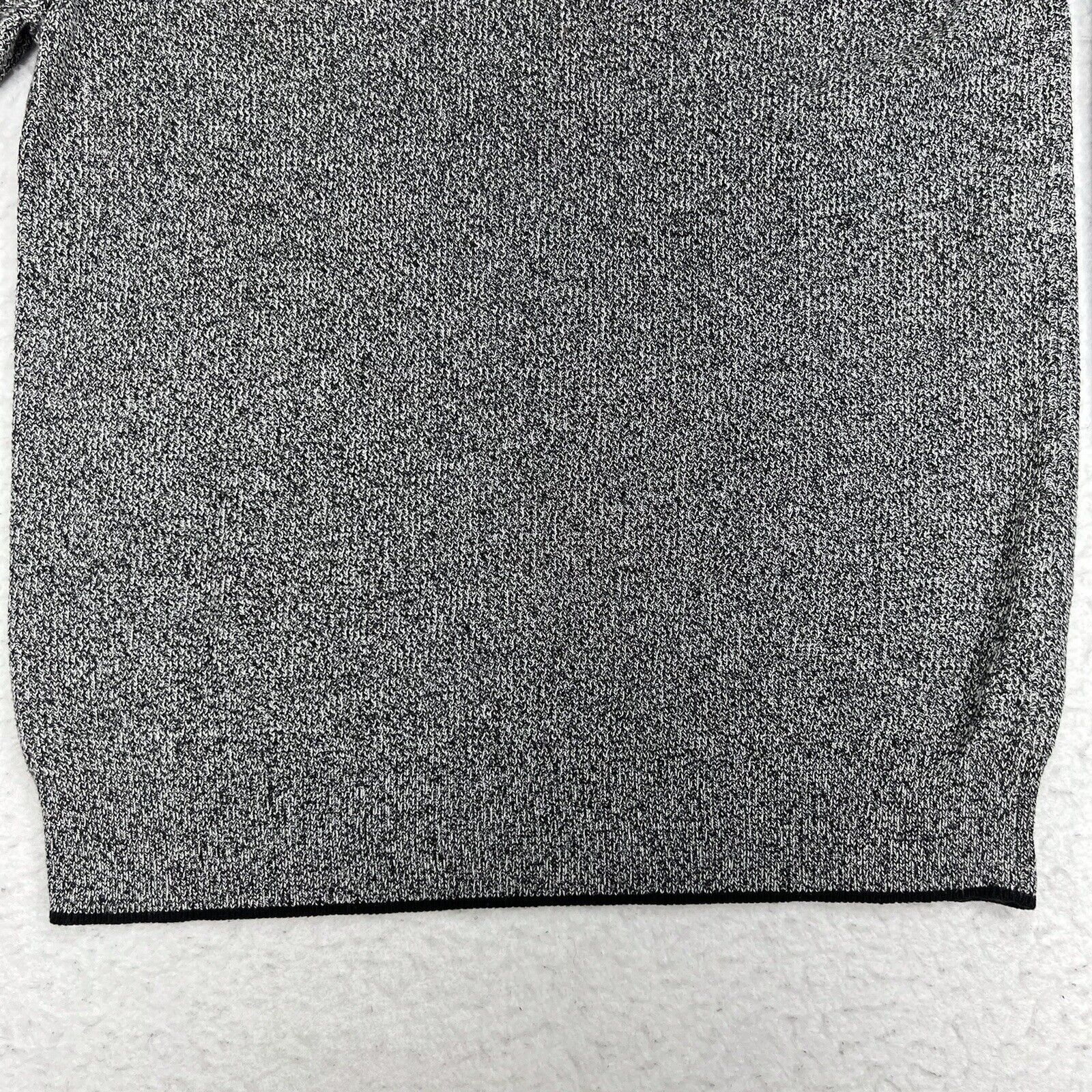 Forever 21 Forever 21 Heather Gray Black Long Sleeve Knit Sweater Size US S / EU 44-46 / 1 - 4 Thumbnail