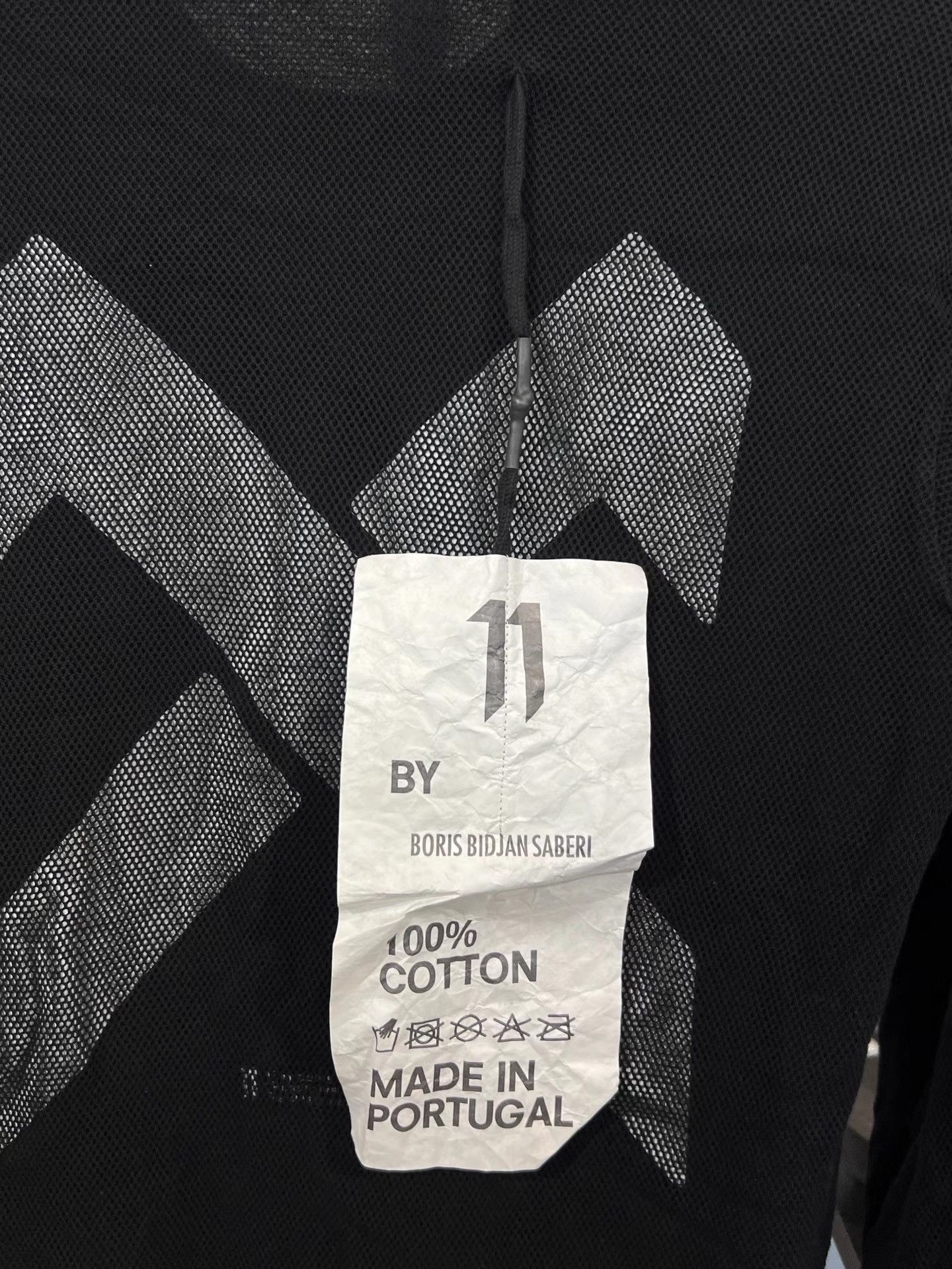 Boris Bidjan Saberi BBS Two-Way Mesh Print Long Sleeve K35 Size US XS / EU 42 / 0 - 7 Thumbnail